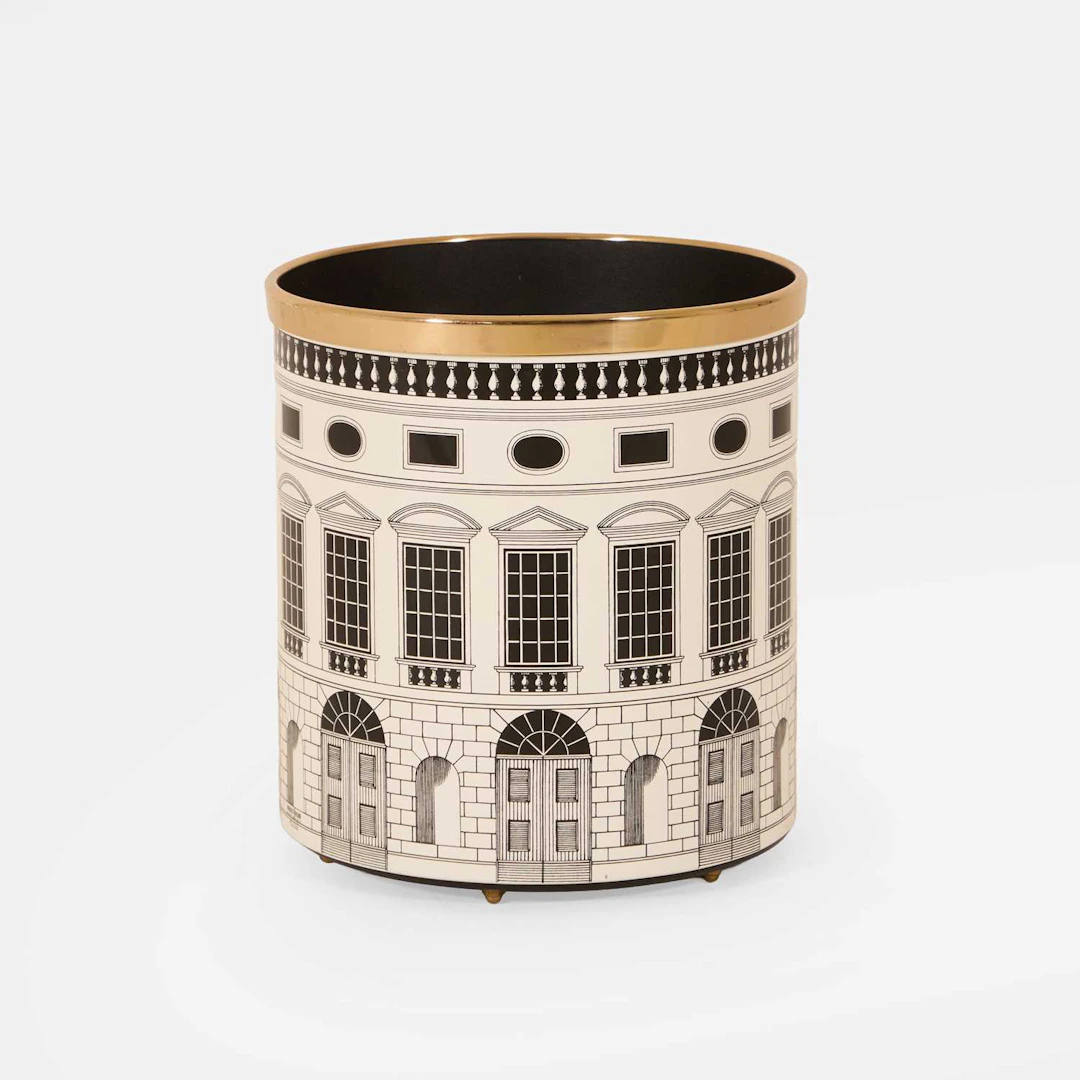 Piero Fornasetti (Italian 1913-1988) a waste-paper basket