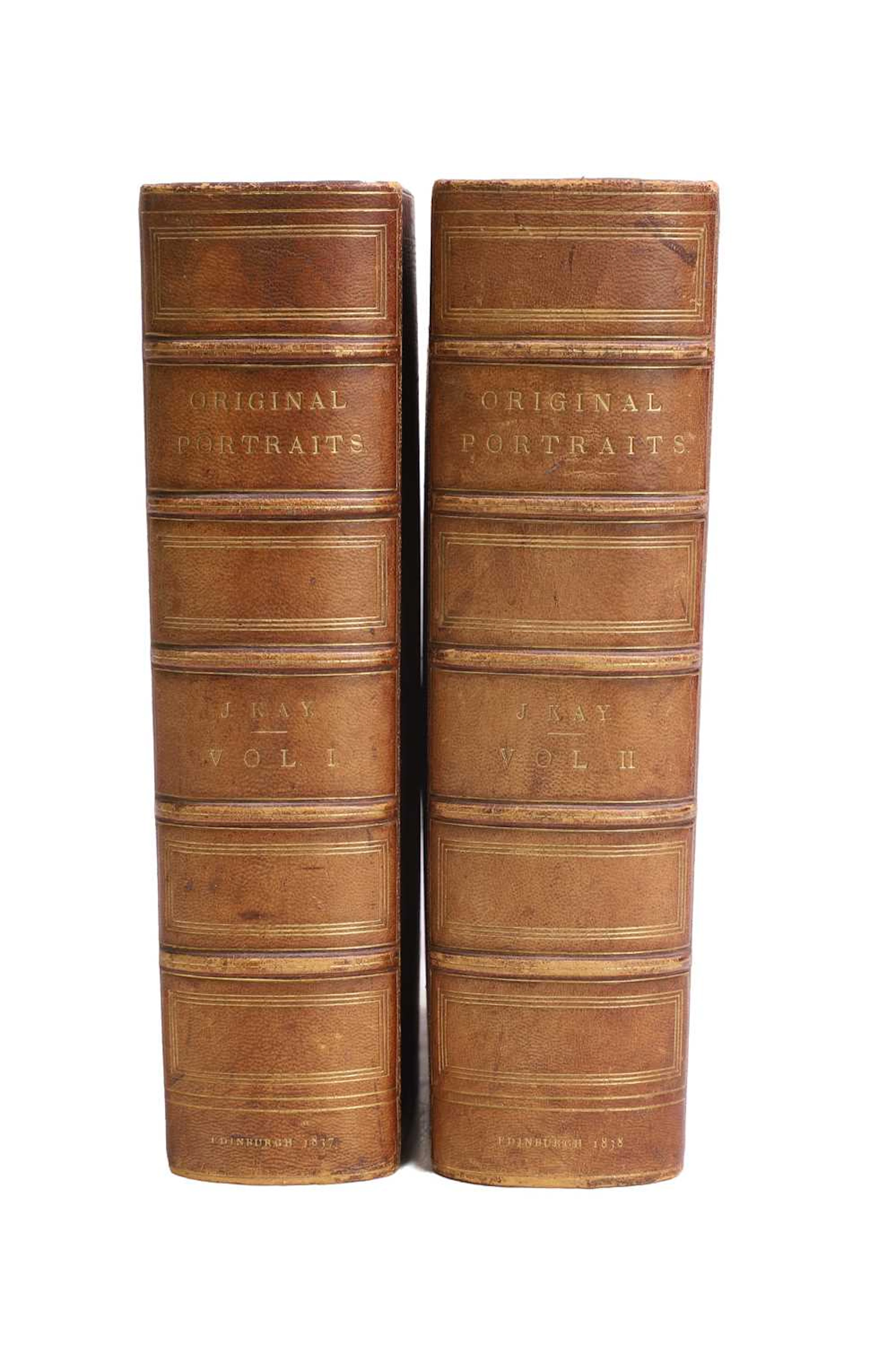 Zaehnsdorf Binding: KAY, John: A Series of Original Portraits and