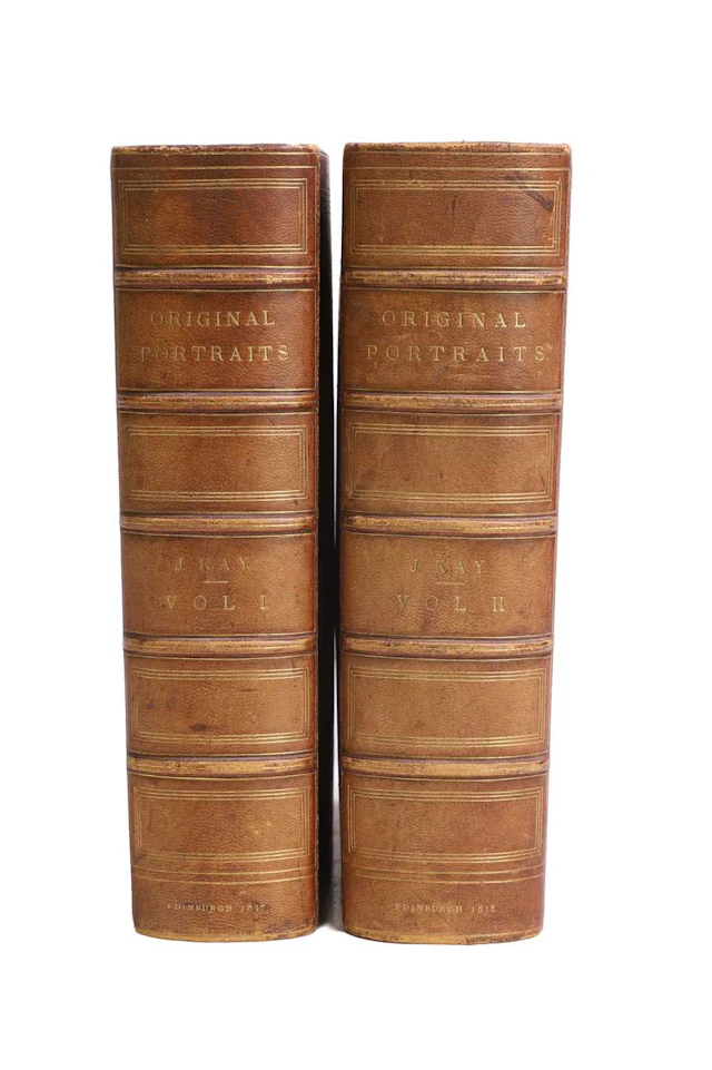 Zaehnsdorf Binding: KAY, John: A Series of Original Portraits and