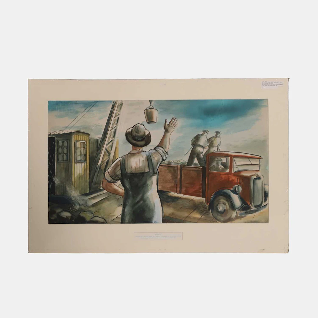 A... Cantor (20th century) 'Builders - These men use Shell - you can