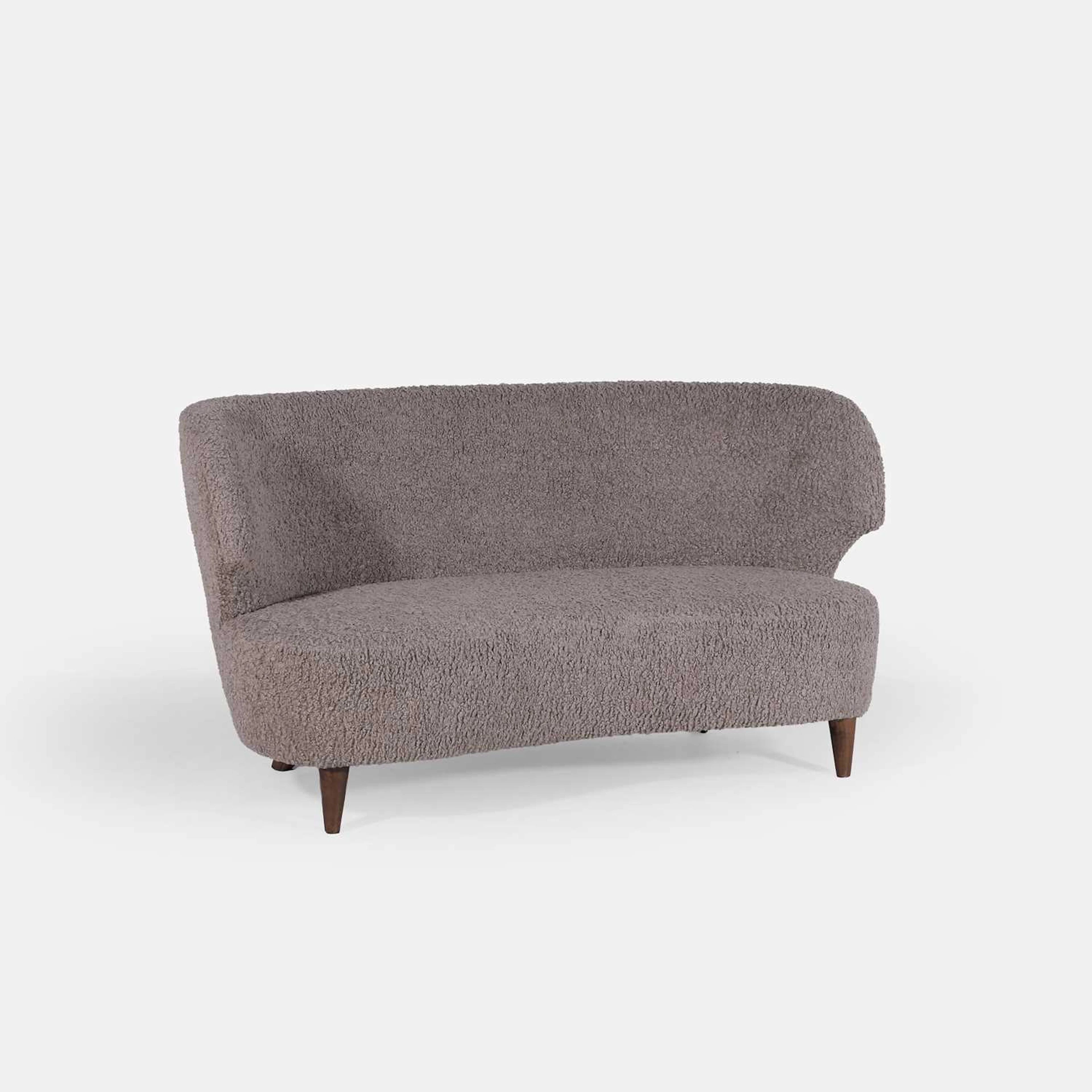 Carl-Johan Boman (Finnish, 1883-1969) for Oy Boman Ab a curved three-seater