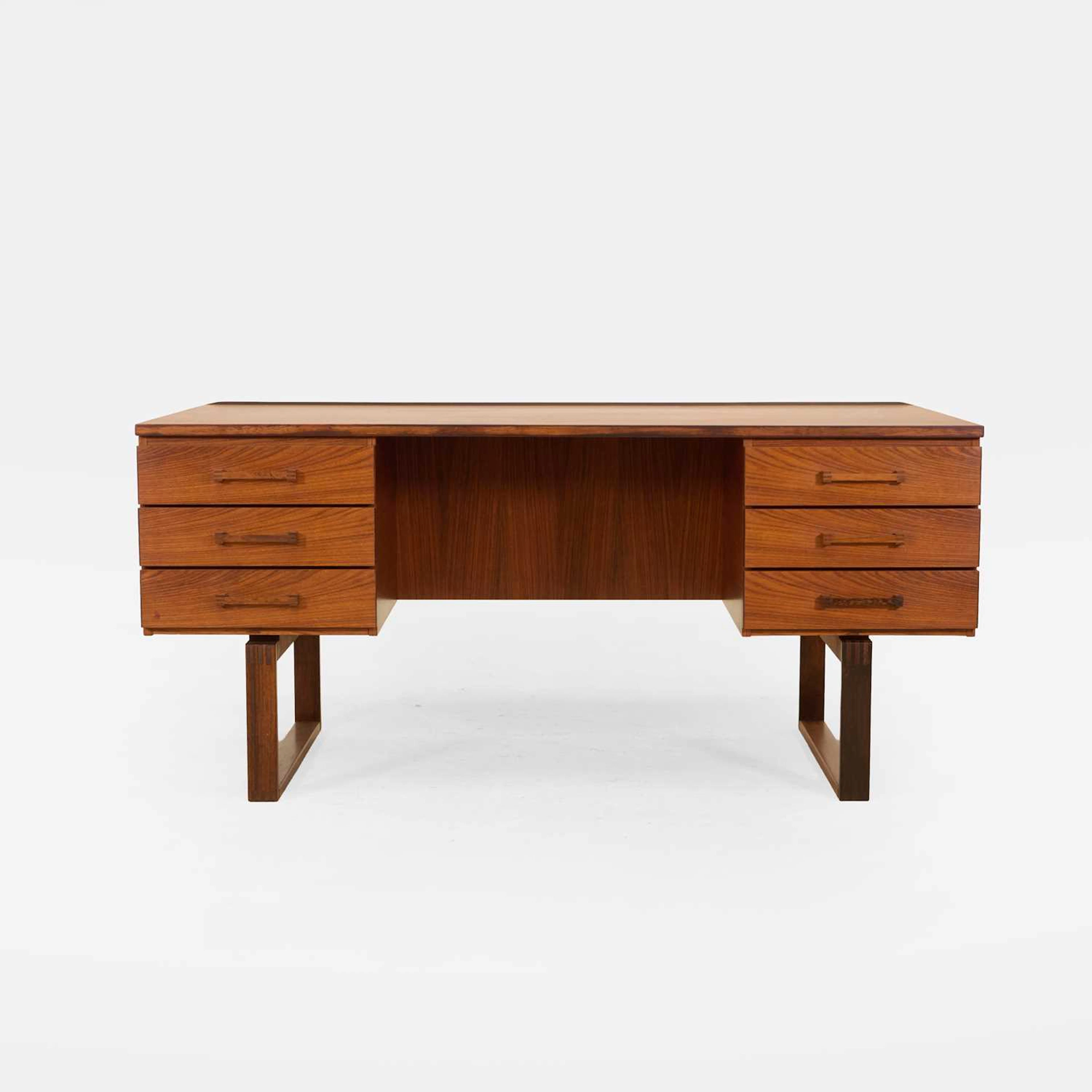 Torben Valeur and Henning Jensen for Dyrlund a Santos rosewood desk