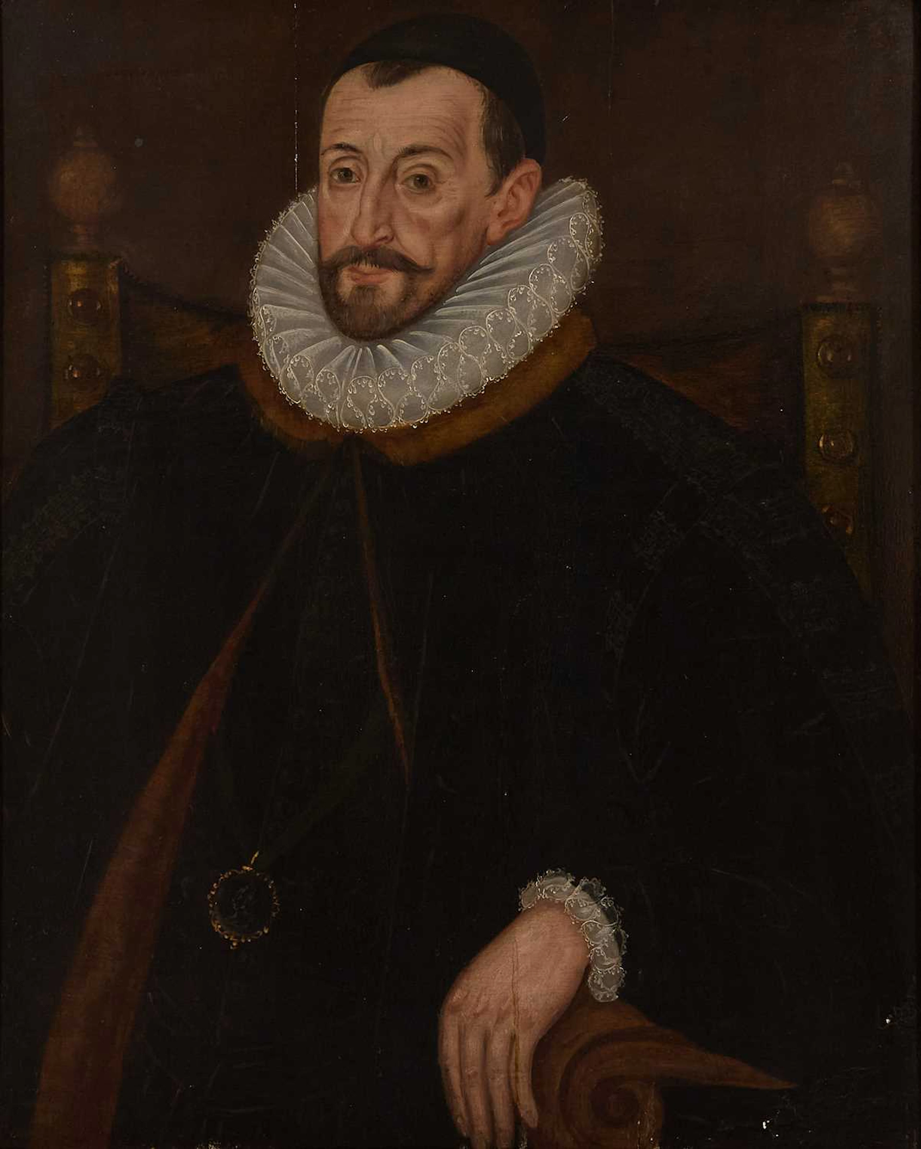 Follower of John de Critz the Elder Portrait of Sir Francis Walsingham