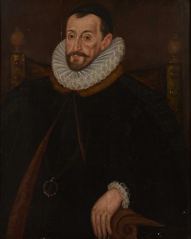 Follower of John de Critz the Elder Portrait of Sir Francis Walsingham