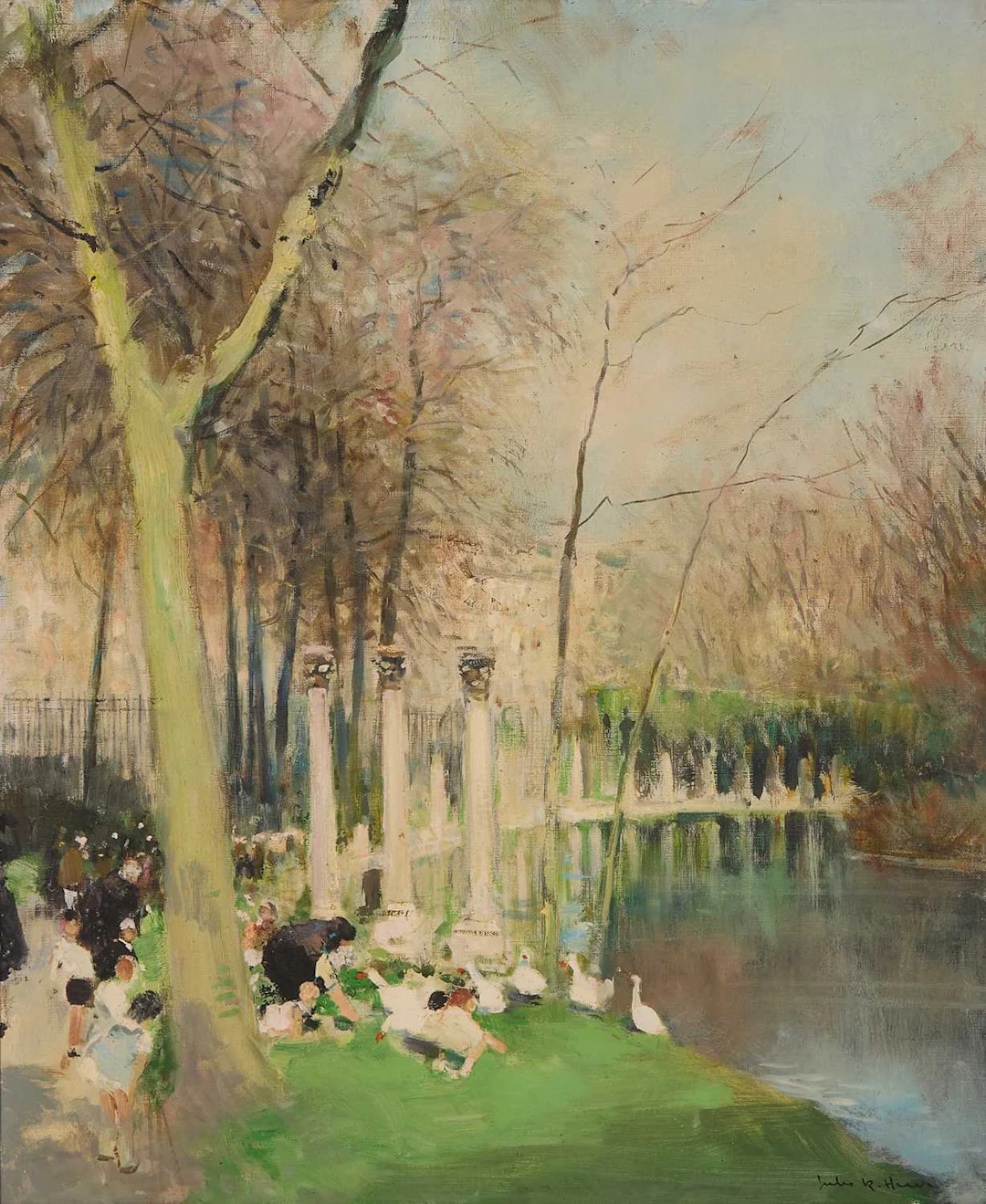 ▲ Jules-René Hervé (French, 1887-1981) Parc Monceau