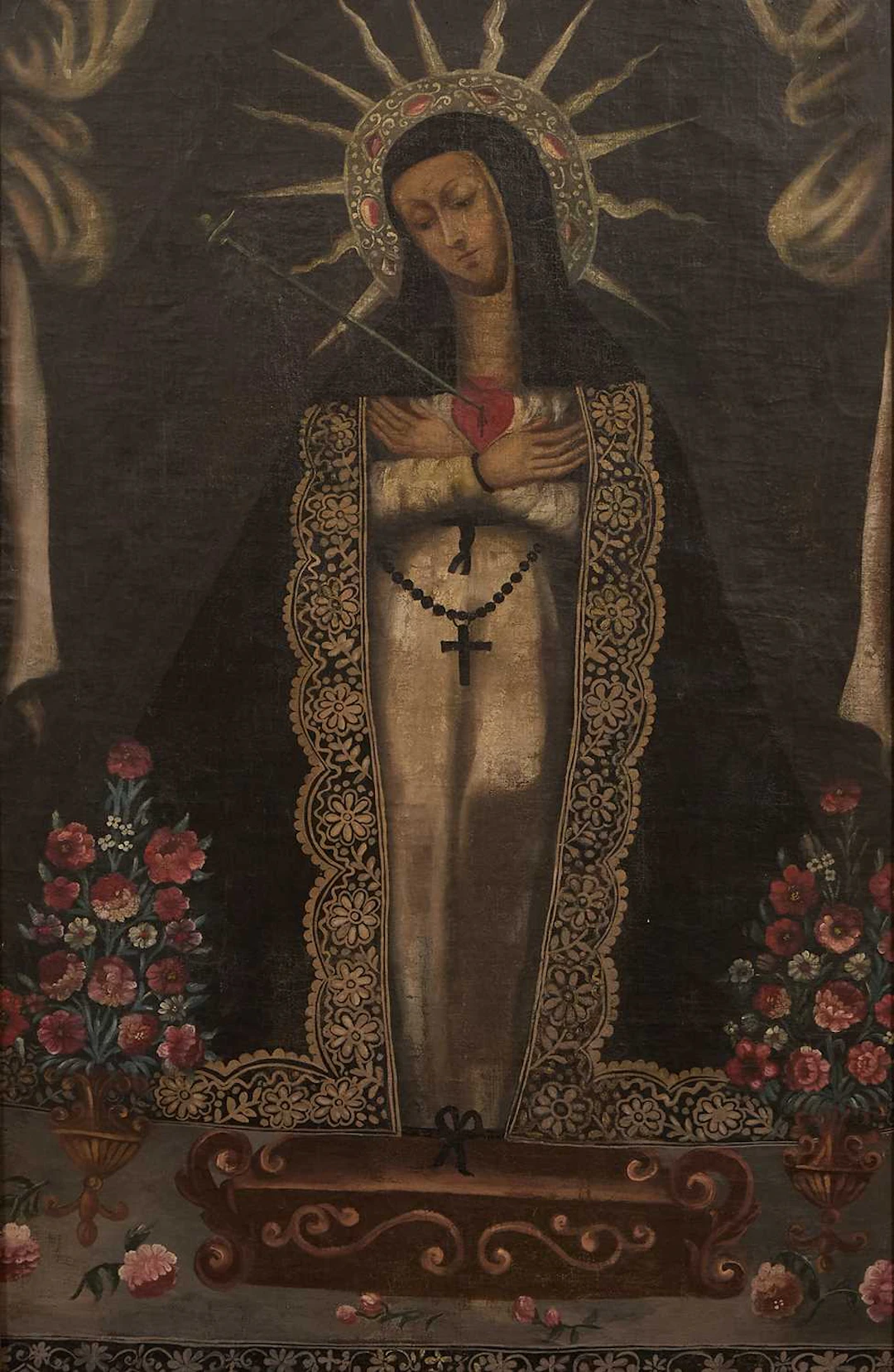 Cuzco School, 19th century Our Lady of Sorrows