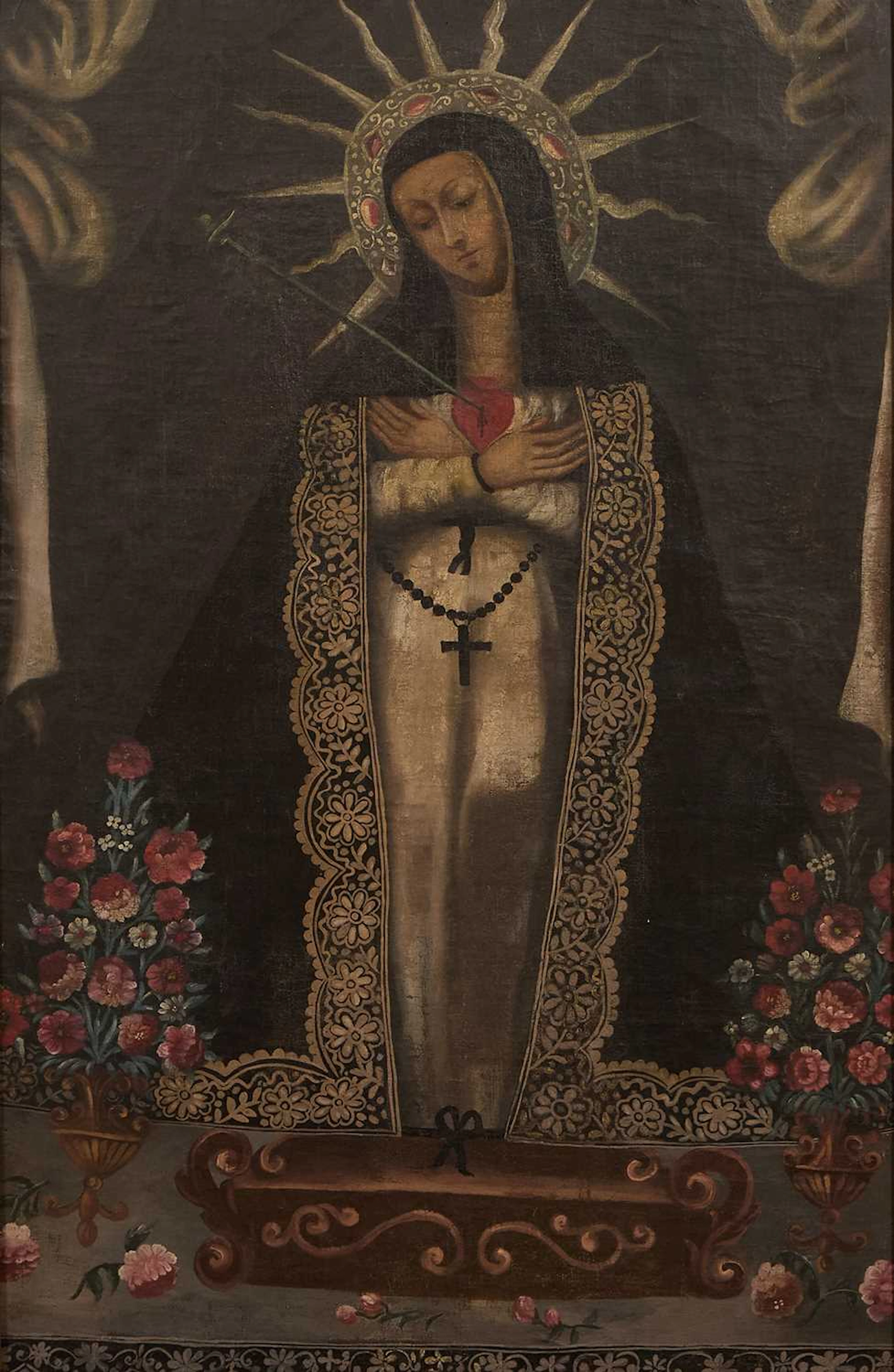 Cuzco School, 19th century Our Lady of Sorrows