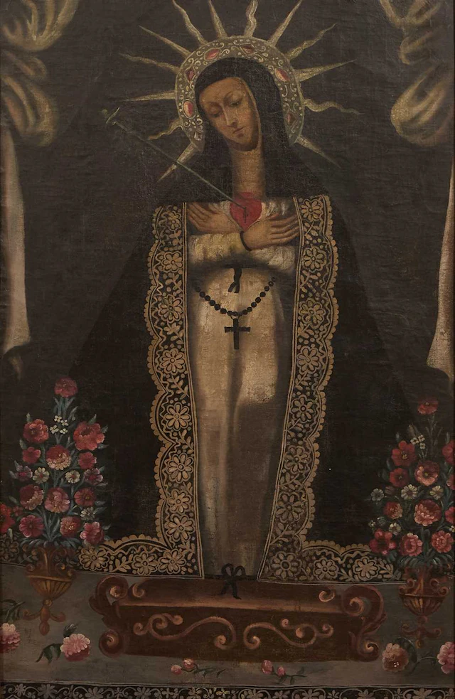 Cuzco School, 19th century Our Lady of Sorrows