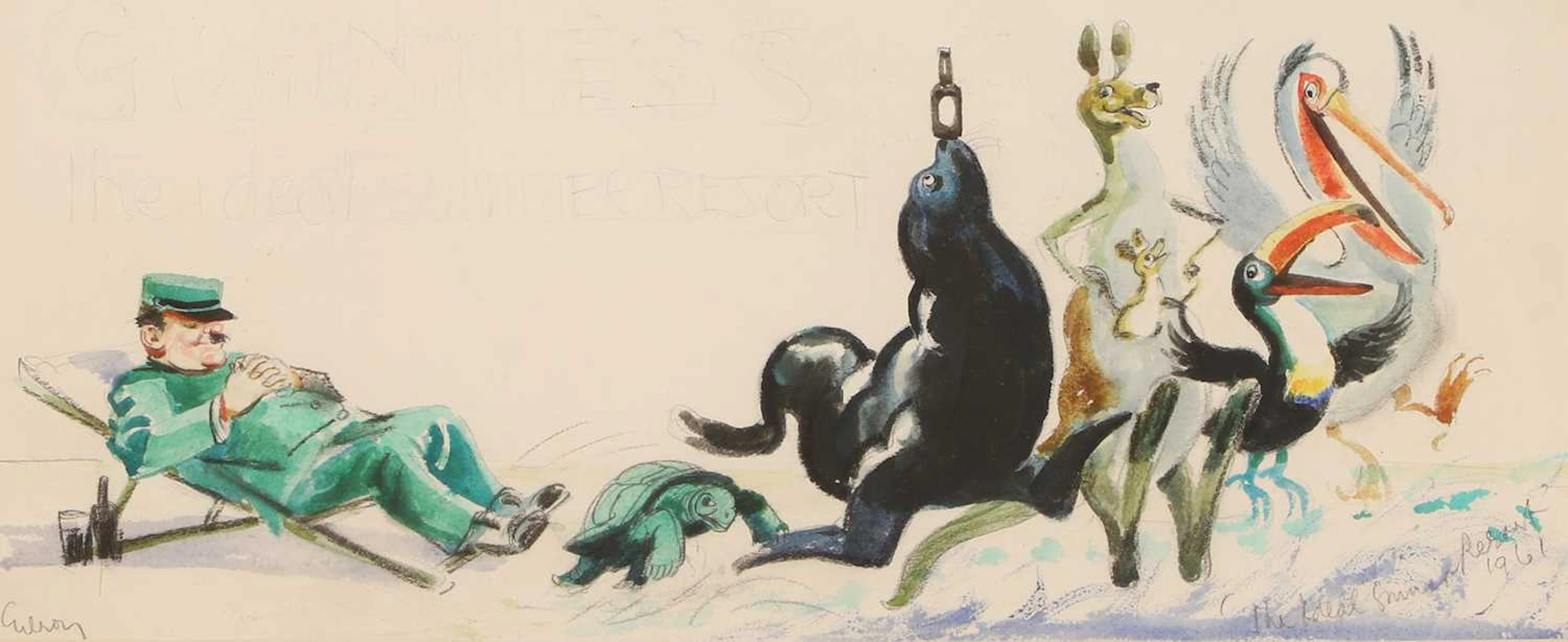 ▲ John Thomas Young Gilroy (British, 1898-1985) 'Guinness, The Ideal