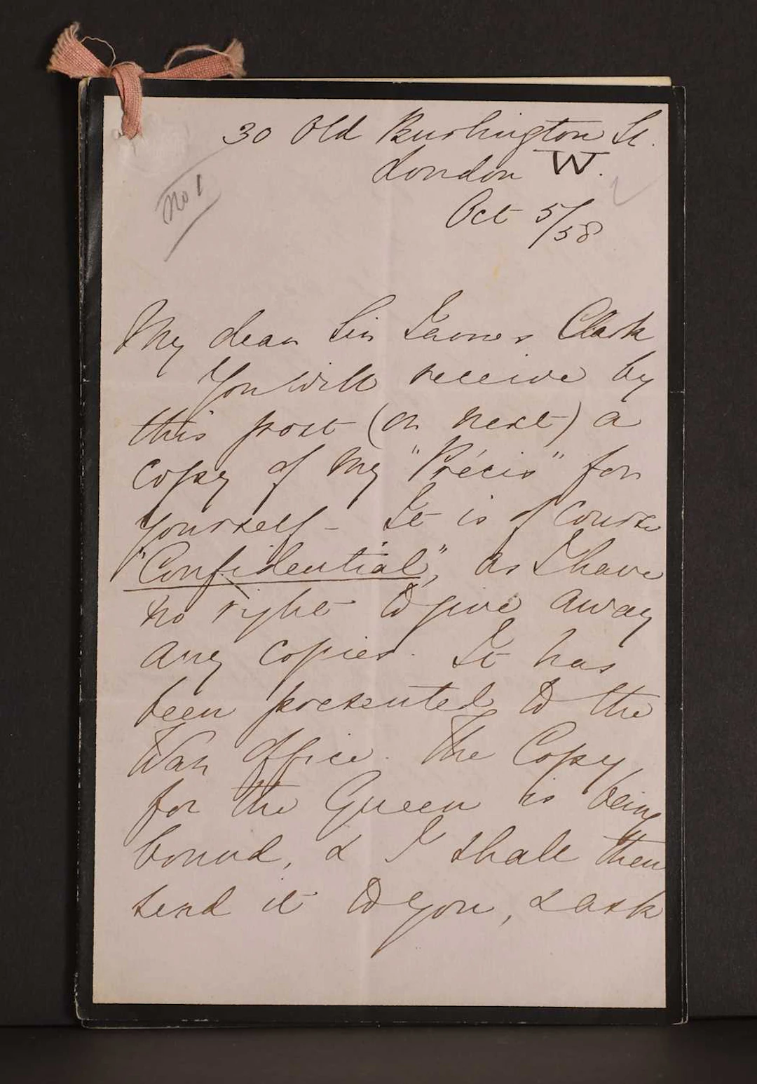 [2 Letters]- Florence NIGHTINGALE- 1- Autograph Letter SIGNED (To
