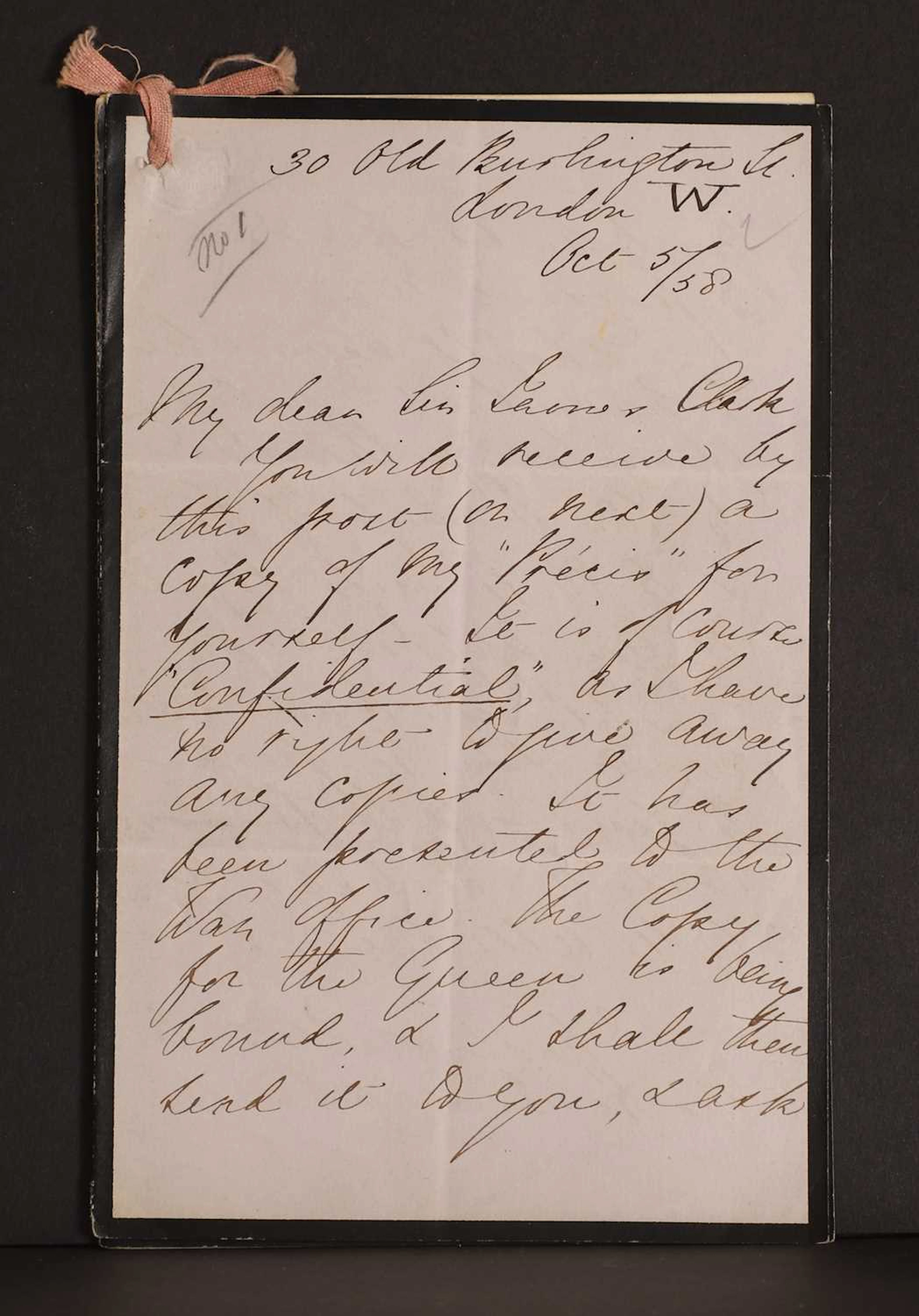 [2 Letters]- Florence NIGHTINGALE- 1- Autograph Letter SIGNED (To