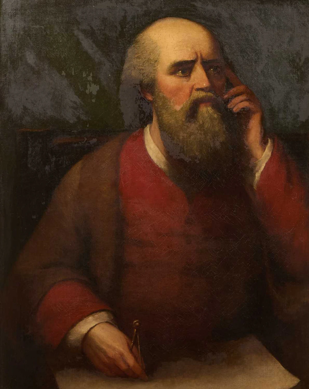 Italian School, 19th century Portrait of a mathematician, possibly