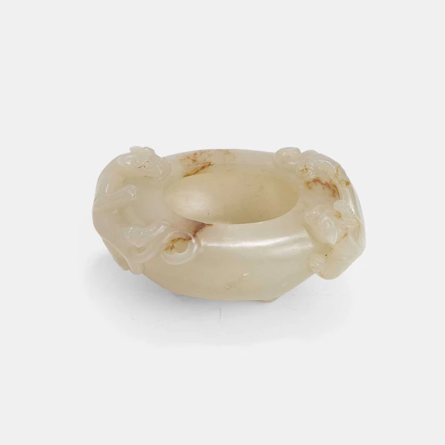 A Chinese jade water pot Qing dynasty (1644-1911)