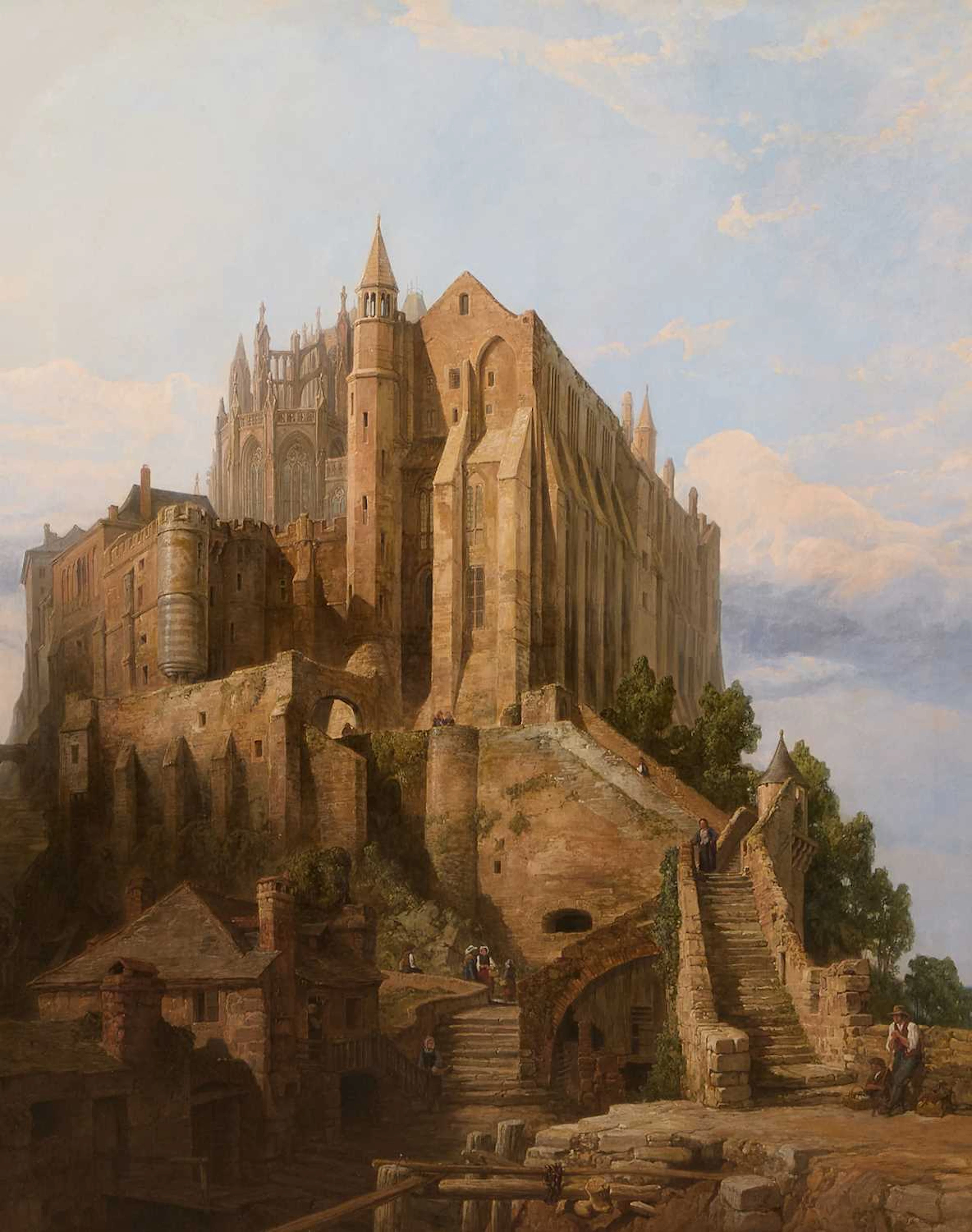 George Clarkson Stanfield (British, 1828-1878) From the Upper Ramparts