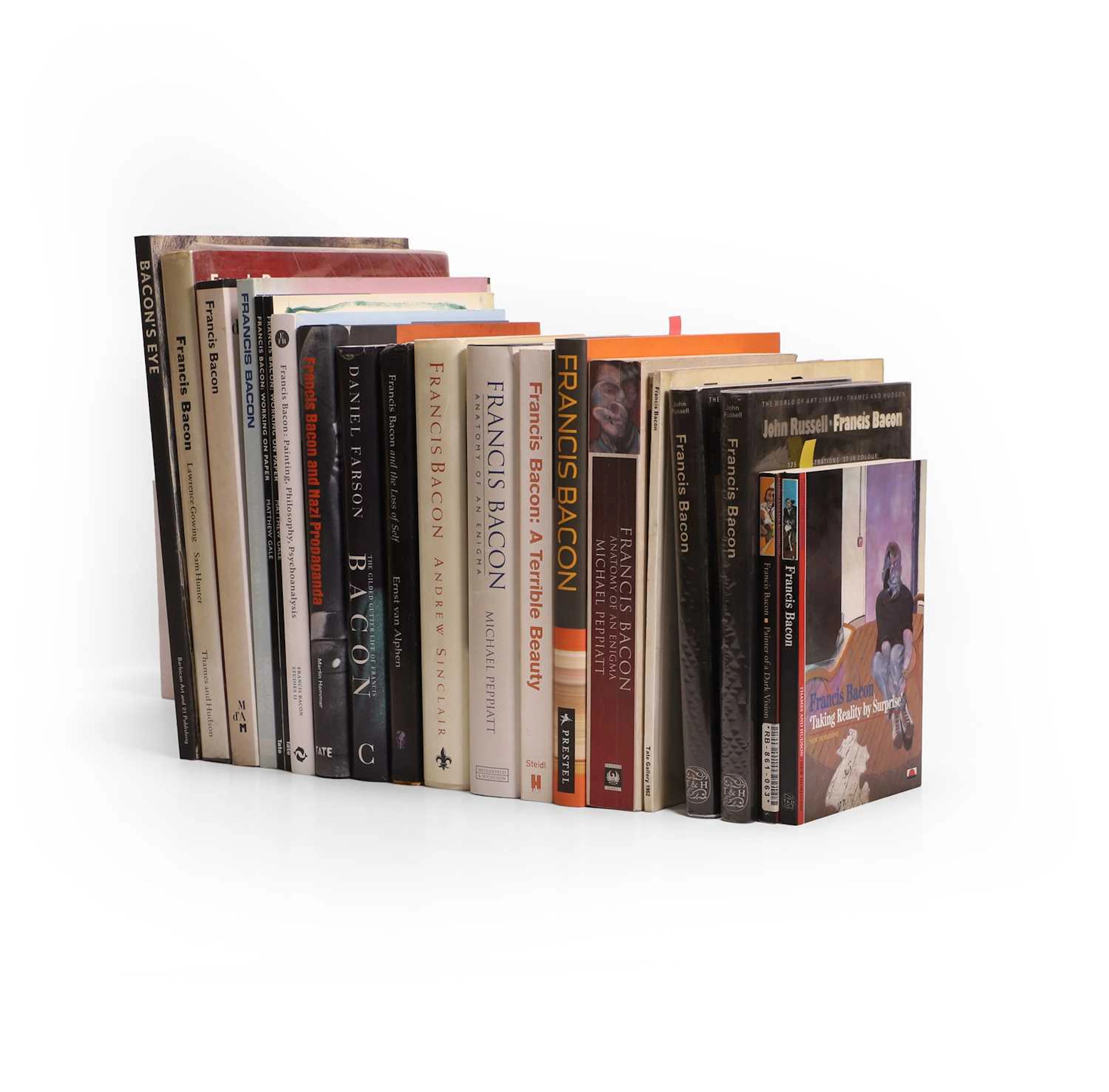 Francis Bacon (British, 1909-1992) A large collection of books relating