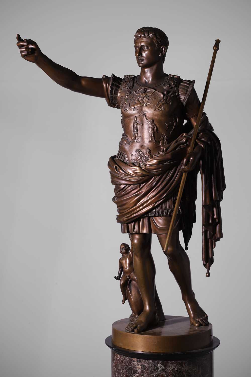 Augusto Röhrich (Italian, 19th century) Augustus of Prima Porta