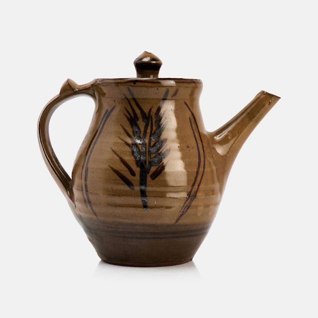 ▲ Michael Cardew (British, 1901-1983) a lidded coffee pot