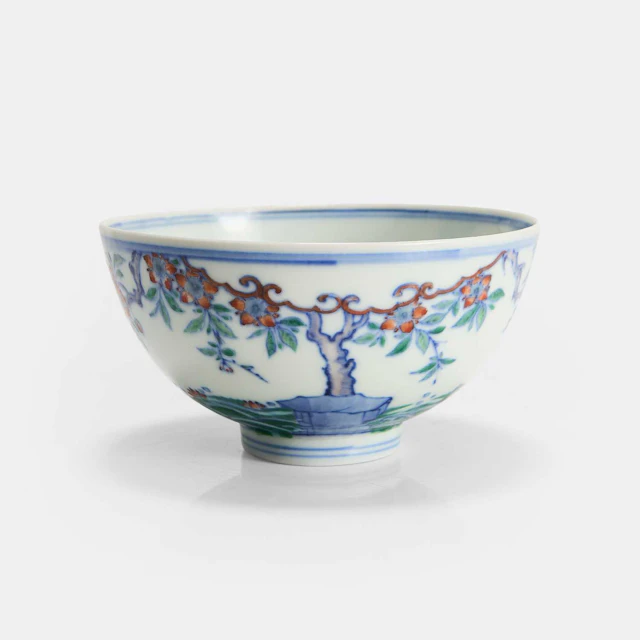 A Chinese doucai bowl Qing dynasty (1644-1911)