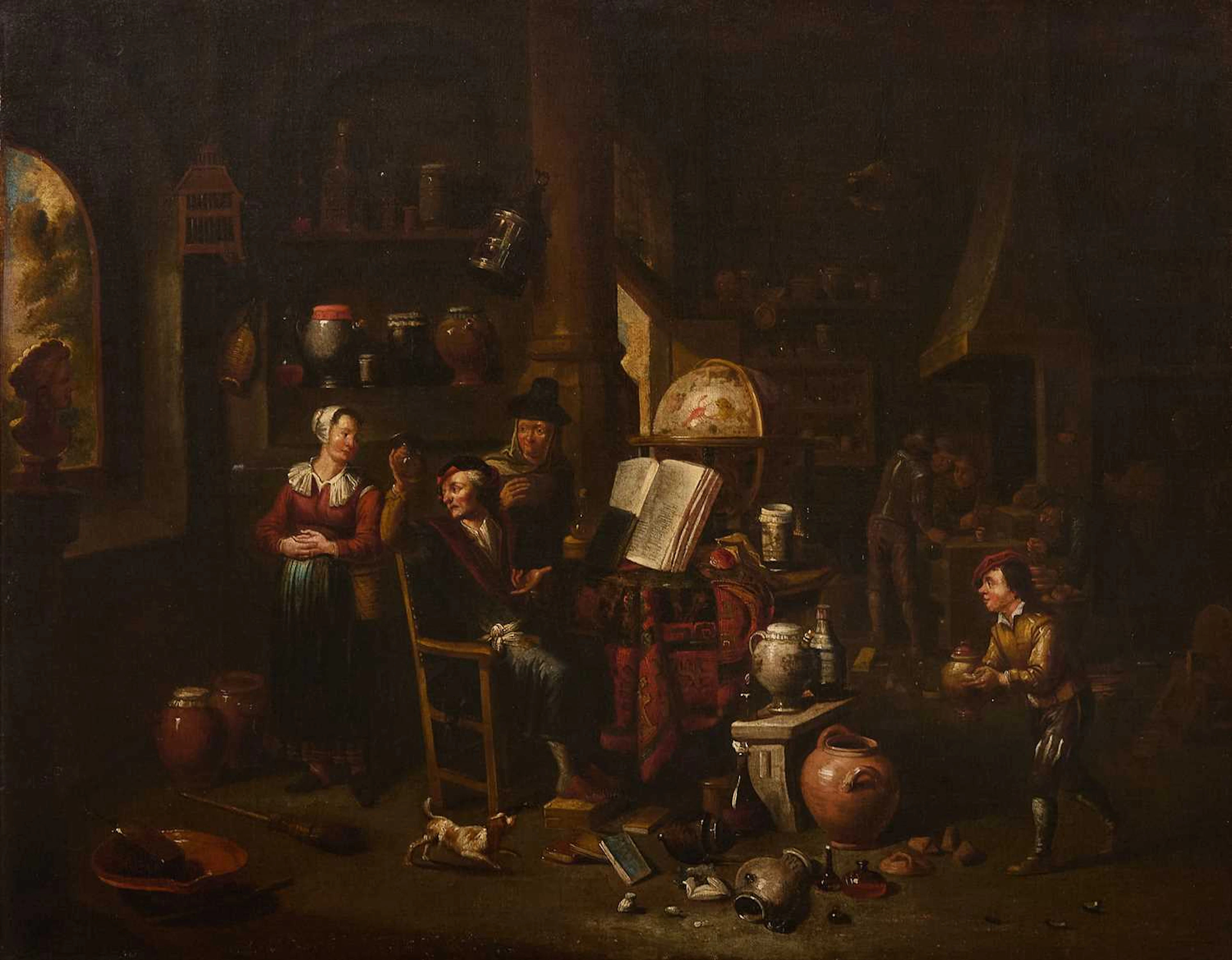 After Gerard Thomas A physician sitting before a table in an interior