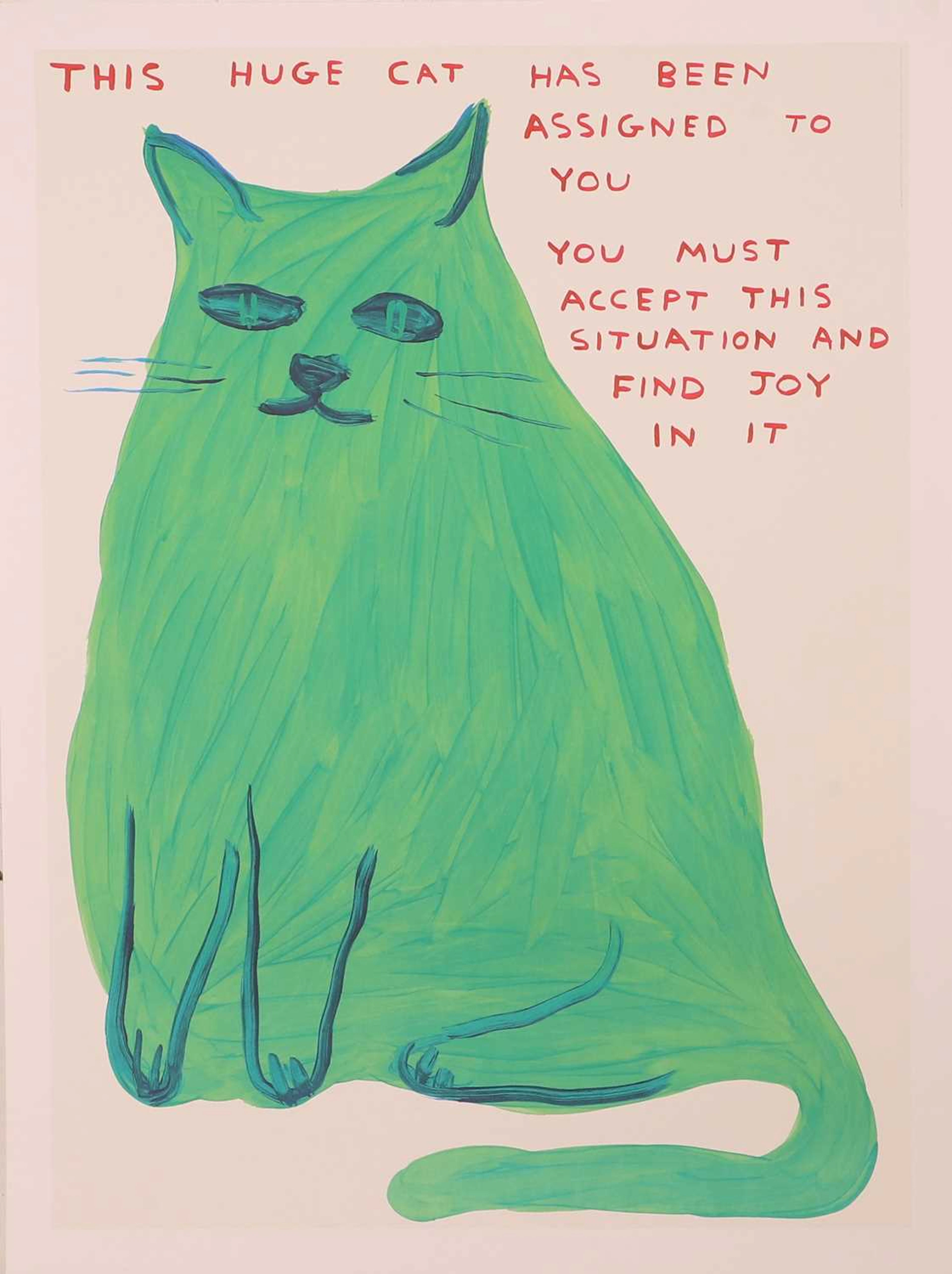 David Shrigley (British, b.1968) 'This Huge Cat', 2022