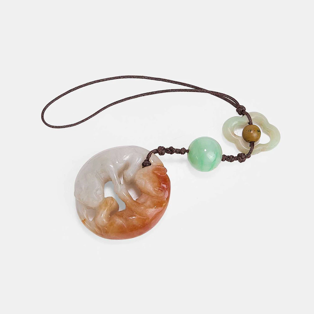 A Chinese jade pendant Qing dynasty (1644-1911)