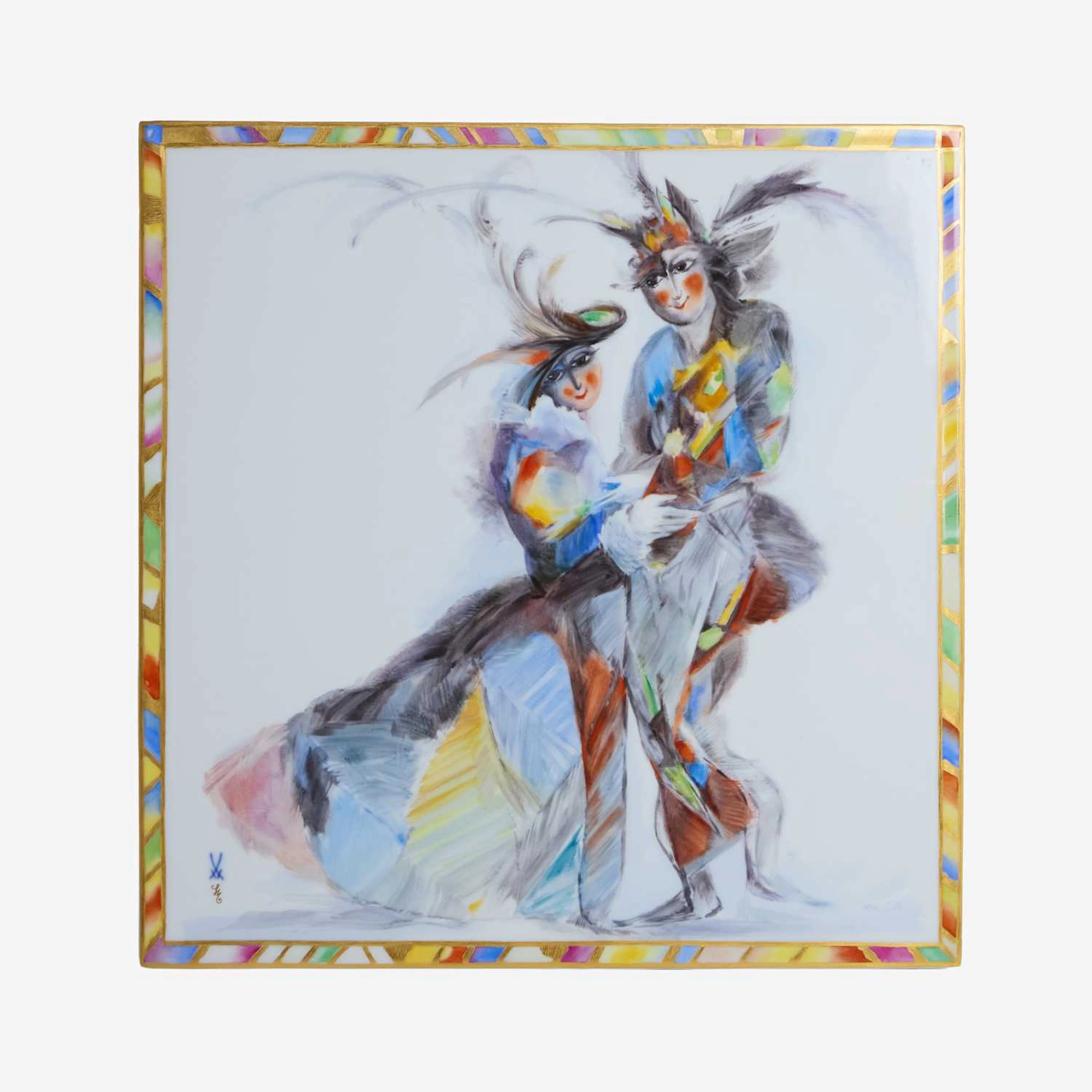 Meissen 'Harlekinpaar'
