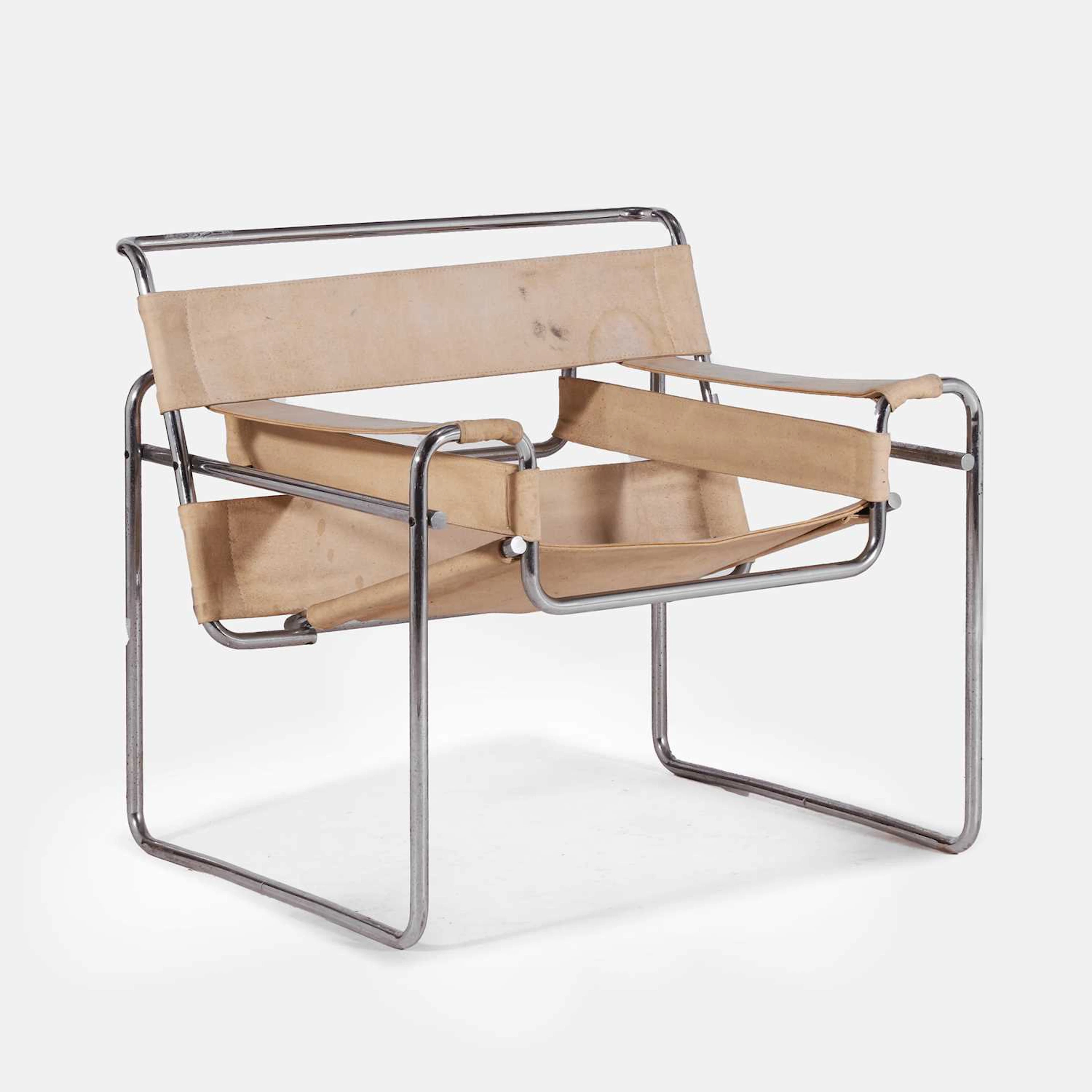 After Marcel Breuer a 'Wassily' armchair