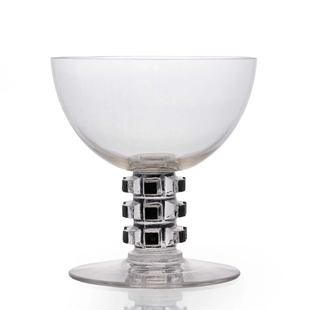 René Lalique (French, 1860-1945) an 'Unawihr' champagne coupe, No.