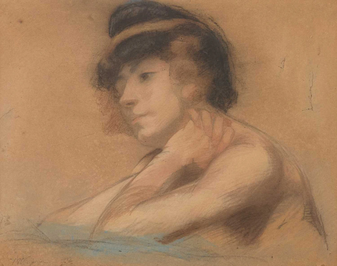 Gabriel Joseph Marie Augustin Ferrier (French, 1847-1914) Study of