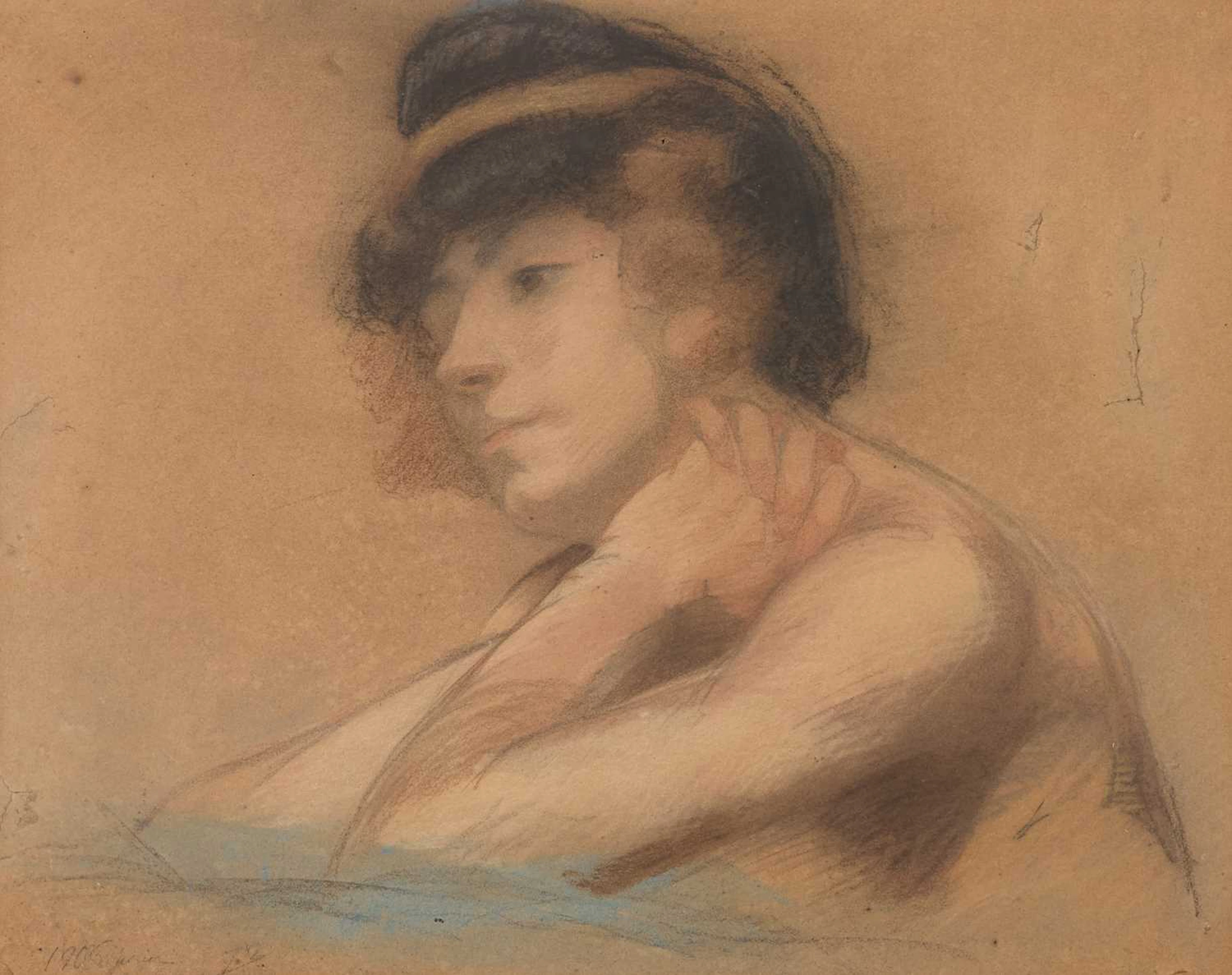 Gabriel Joseph Marie Augustin Ferrier (French, 1847-1914) Study of