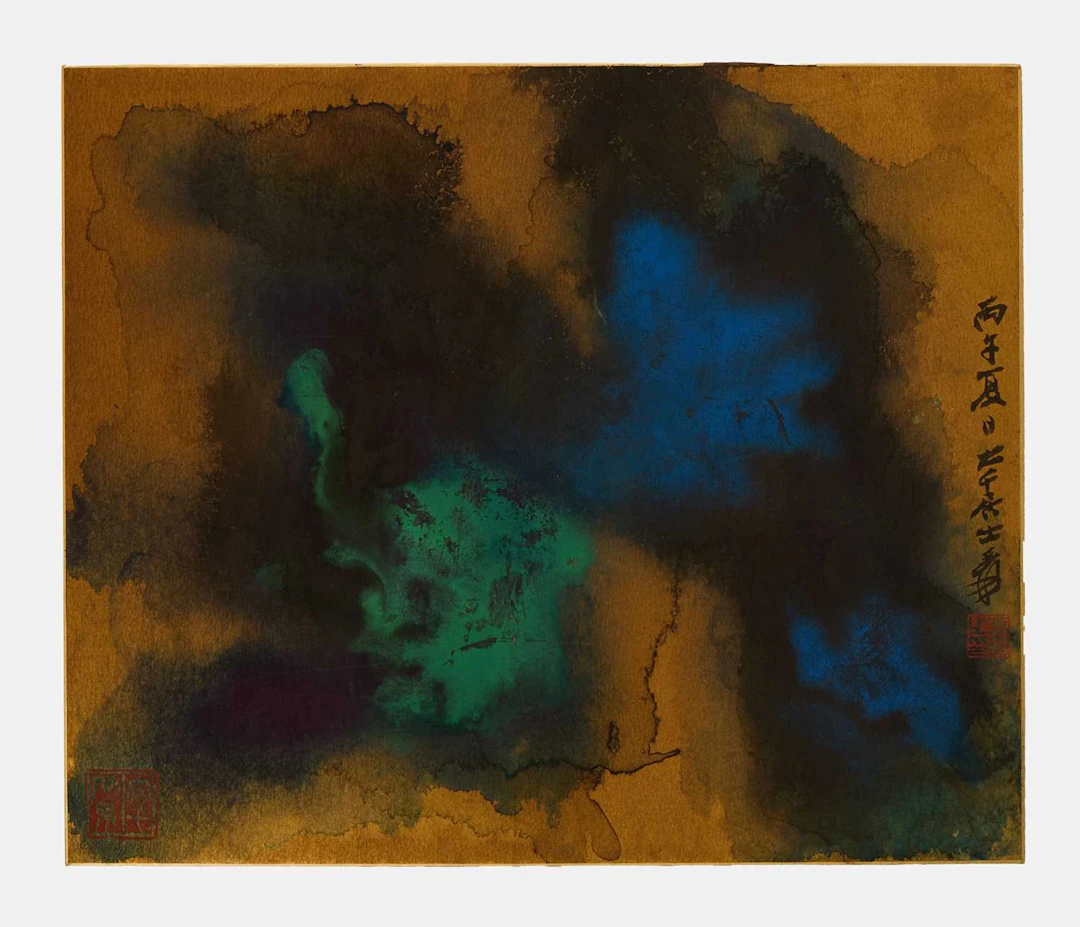 A Chinese gouache painting 20th century
