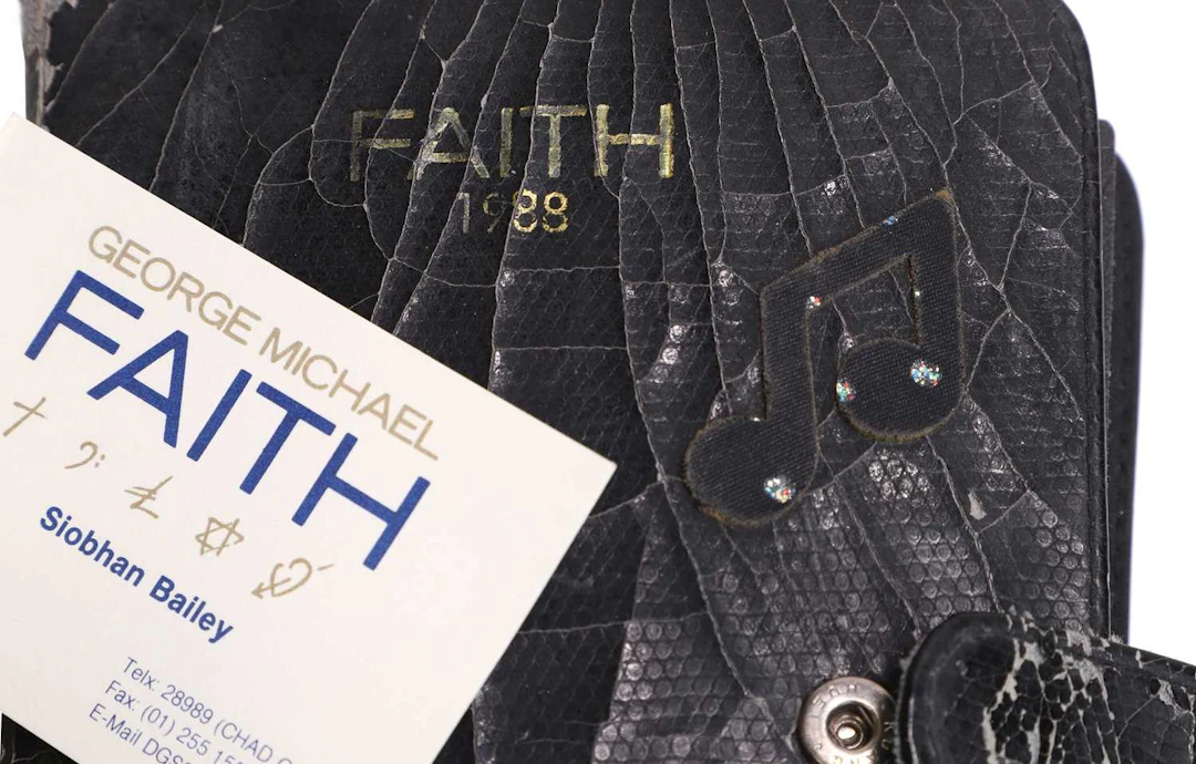 A 'Faith Tour' ring-bound itinerary 'The George Michael World Tour