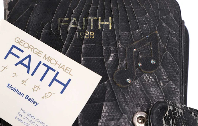 A 'Faith Tour' ring-bound itinerary 'The George Michael World Tour