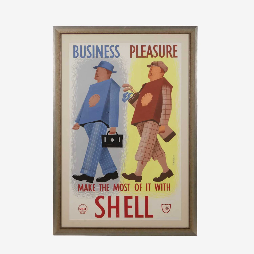 ▲ Ronald McNeill (British, 1932-2020). 'Business, Pleasure, make the