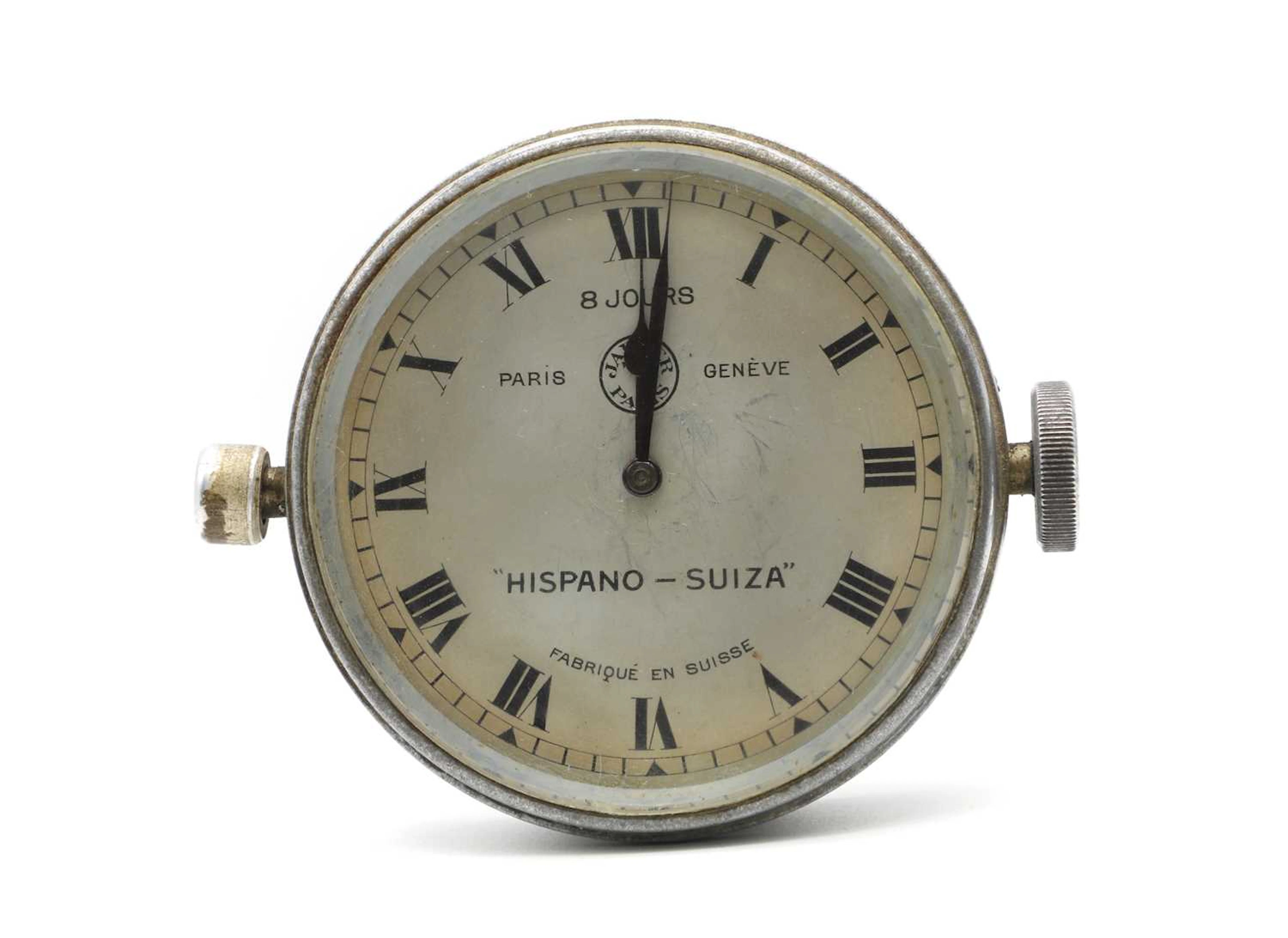 A Jaeger 'Hispano-Suiza' eight-day clock