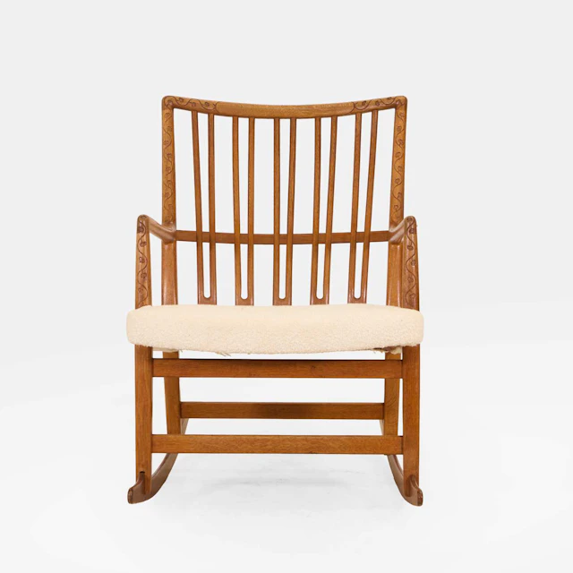 Hans J Wegner (Danish, 1914-2007) for Mikael Laursen an 'ML33' rocking chair