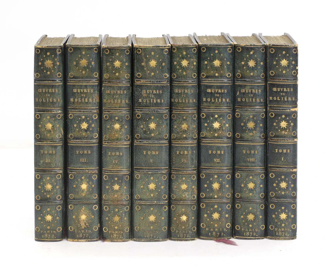 MOLIERE: Les Oeuvres de Moliere, Avec notes et variantes par Alphonse Pauly