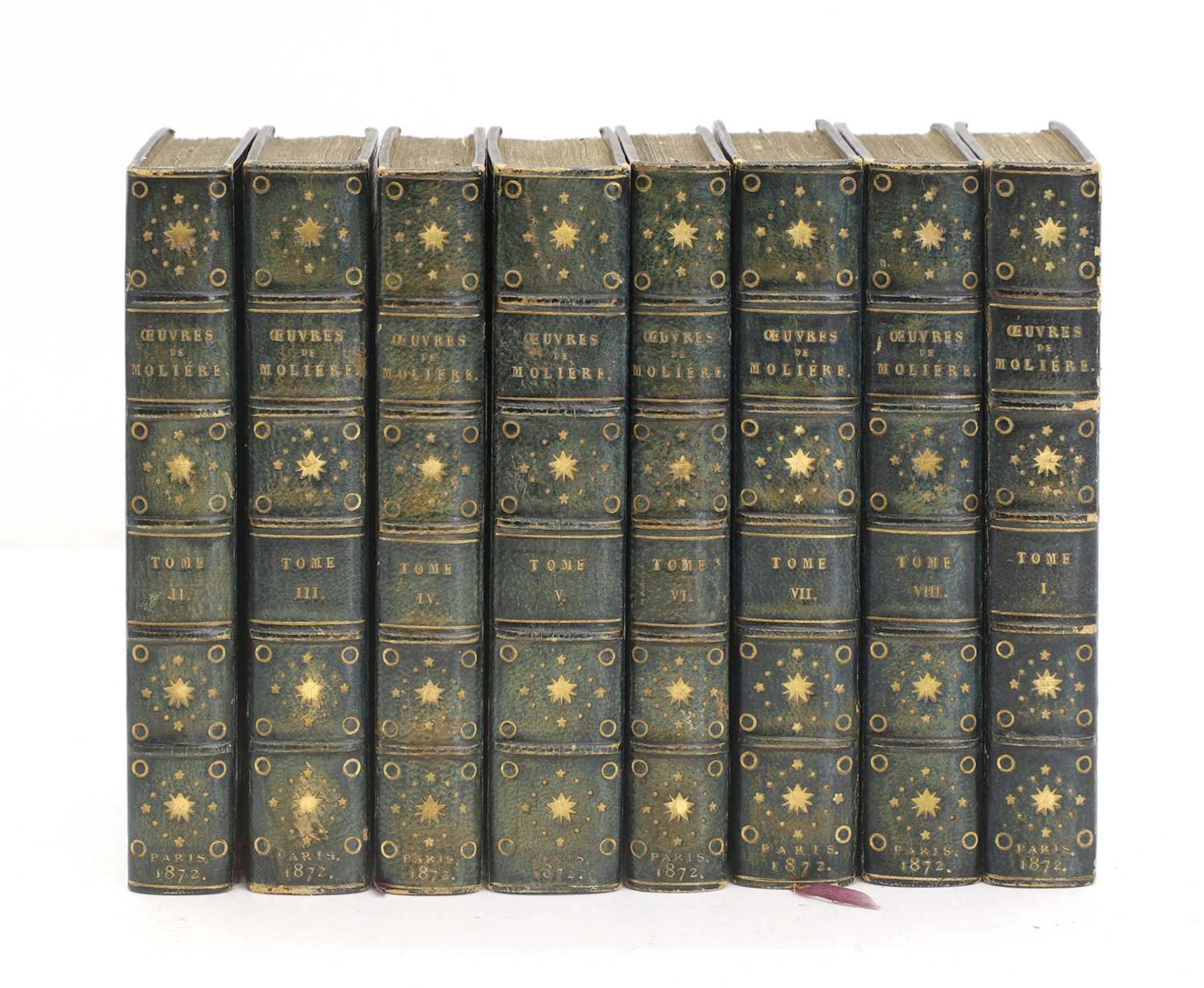 MOLIERE: Les Oeuvres de Moliere, Avec notes et variantes par Alphonse Pauly