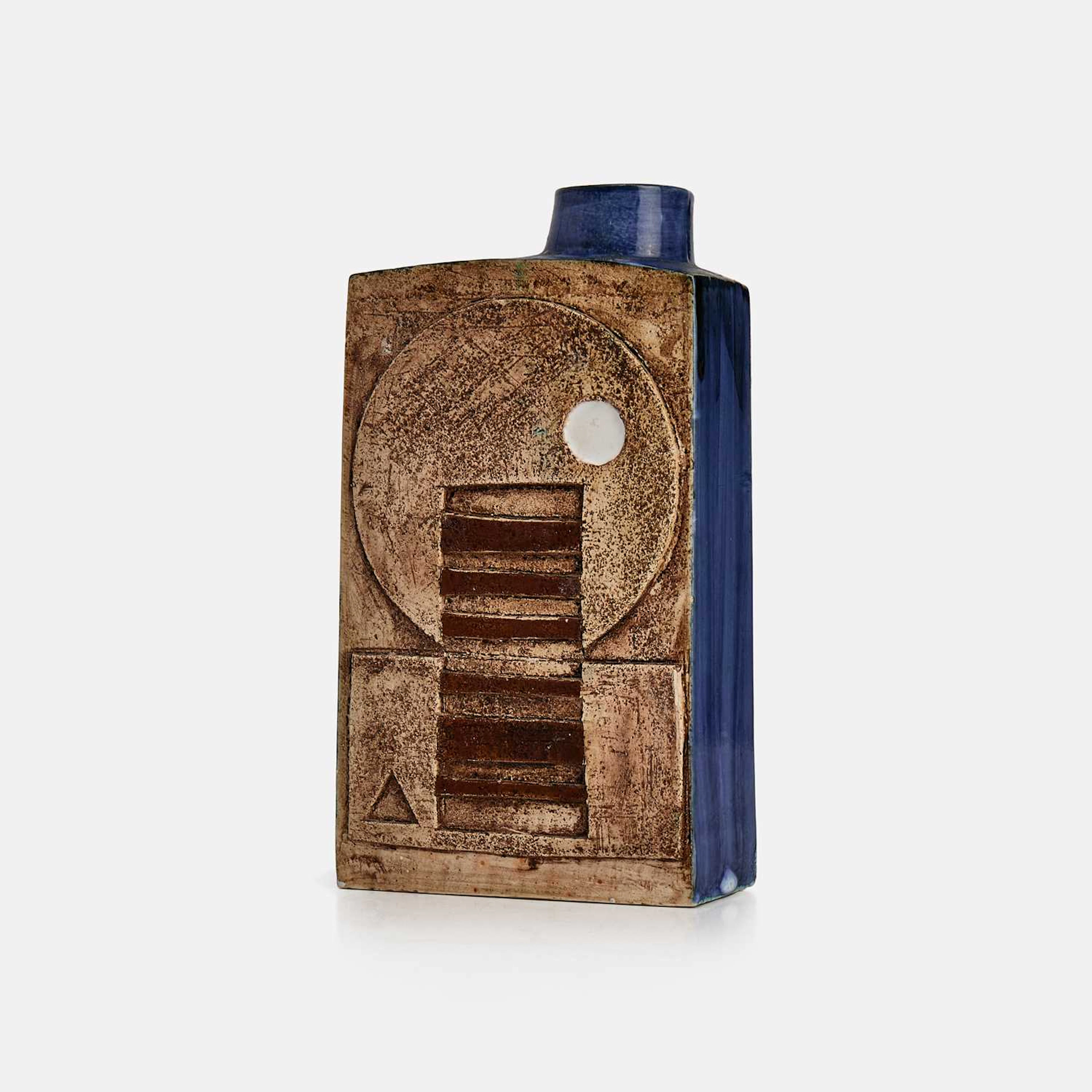 Honor Curtis for Troika Pottery a 'Chimney' vase