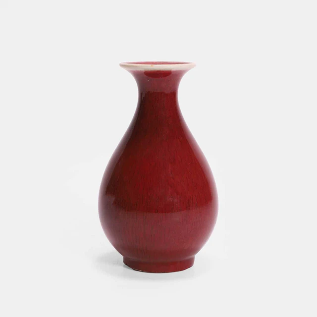 A Chinese sang-de-boeuf vase