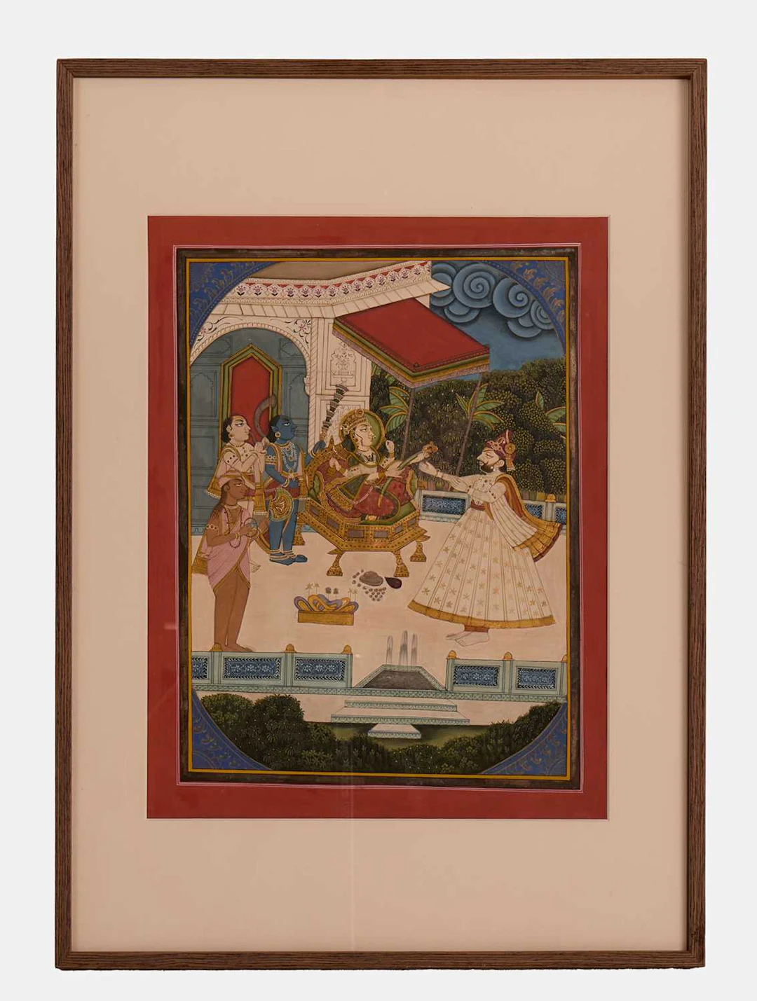 An Indian painting of Maharaja Takht Singh of Jodhpur (r.1843-1873)