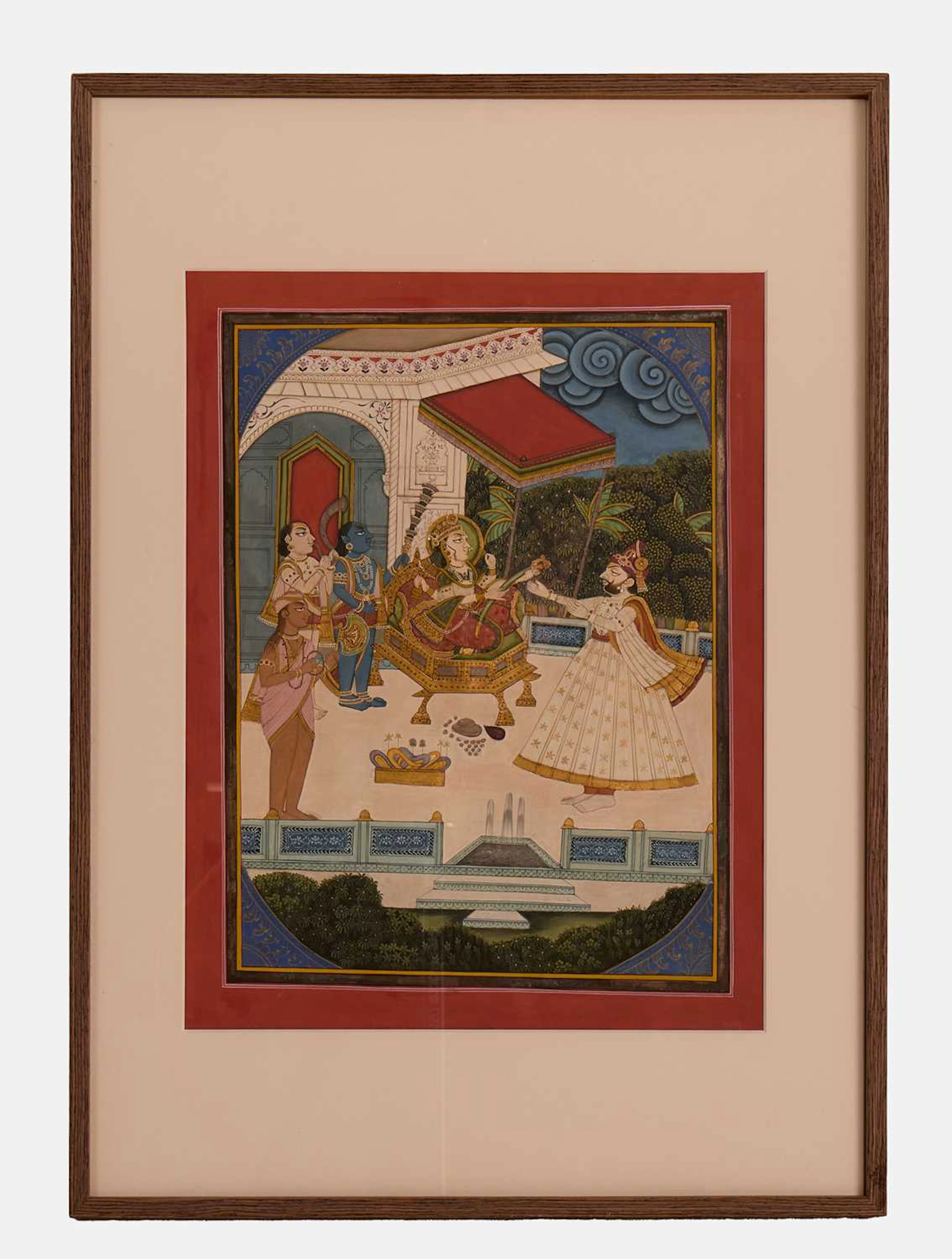 An Indian painting of Maharaja Takht Singh of Jodhpur (r.1843-1873)