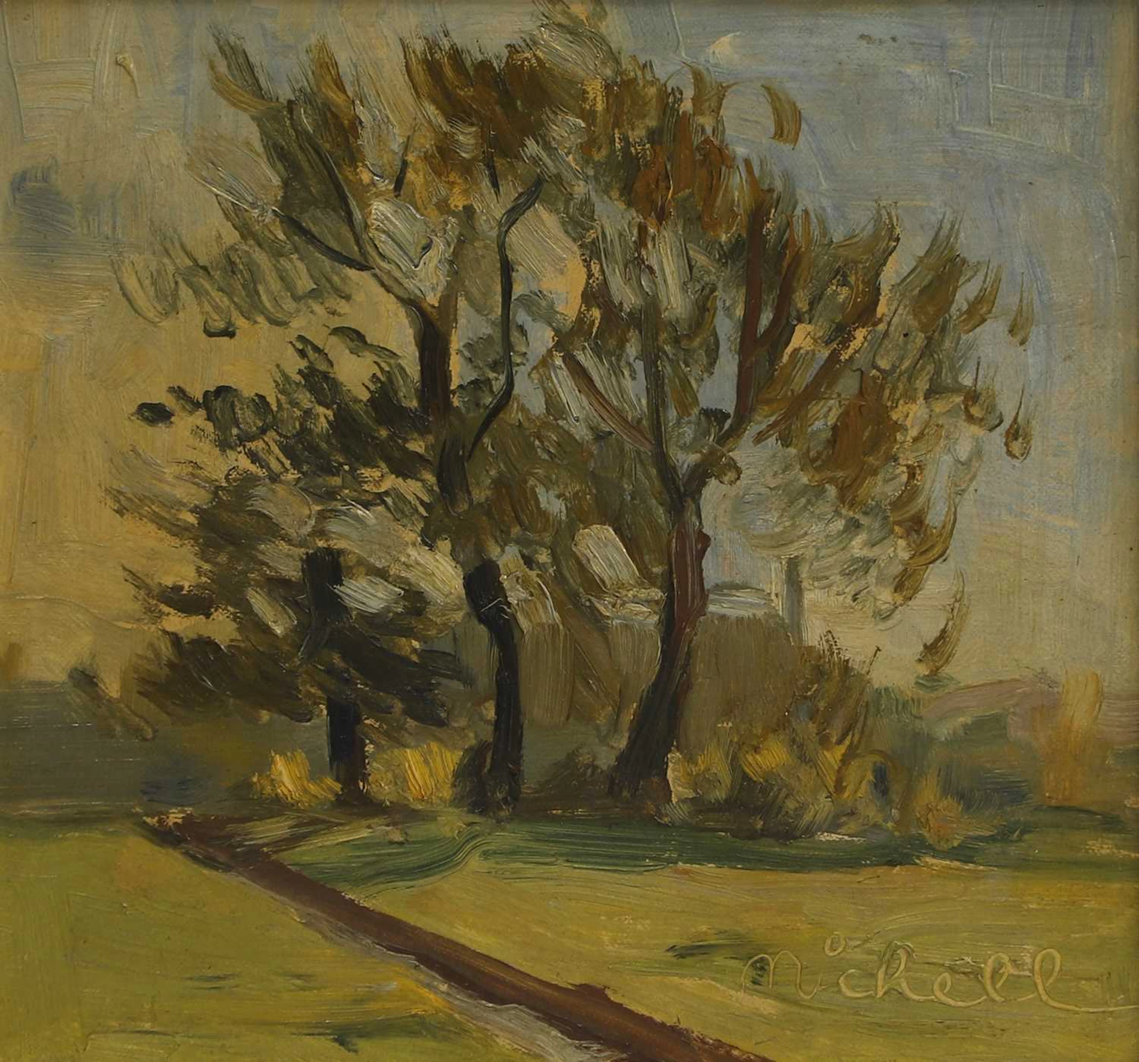 ▲ Keith Michell (Australian, 1926-2015) Trees, Hampstead Heath