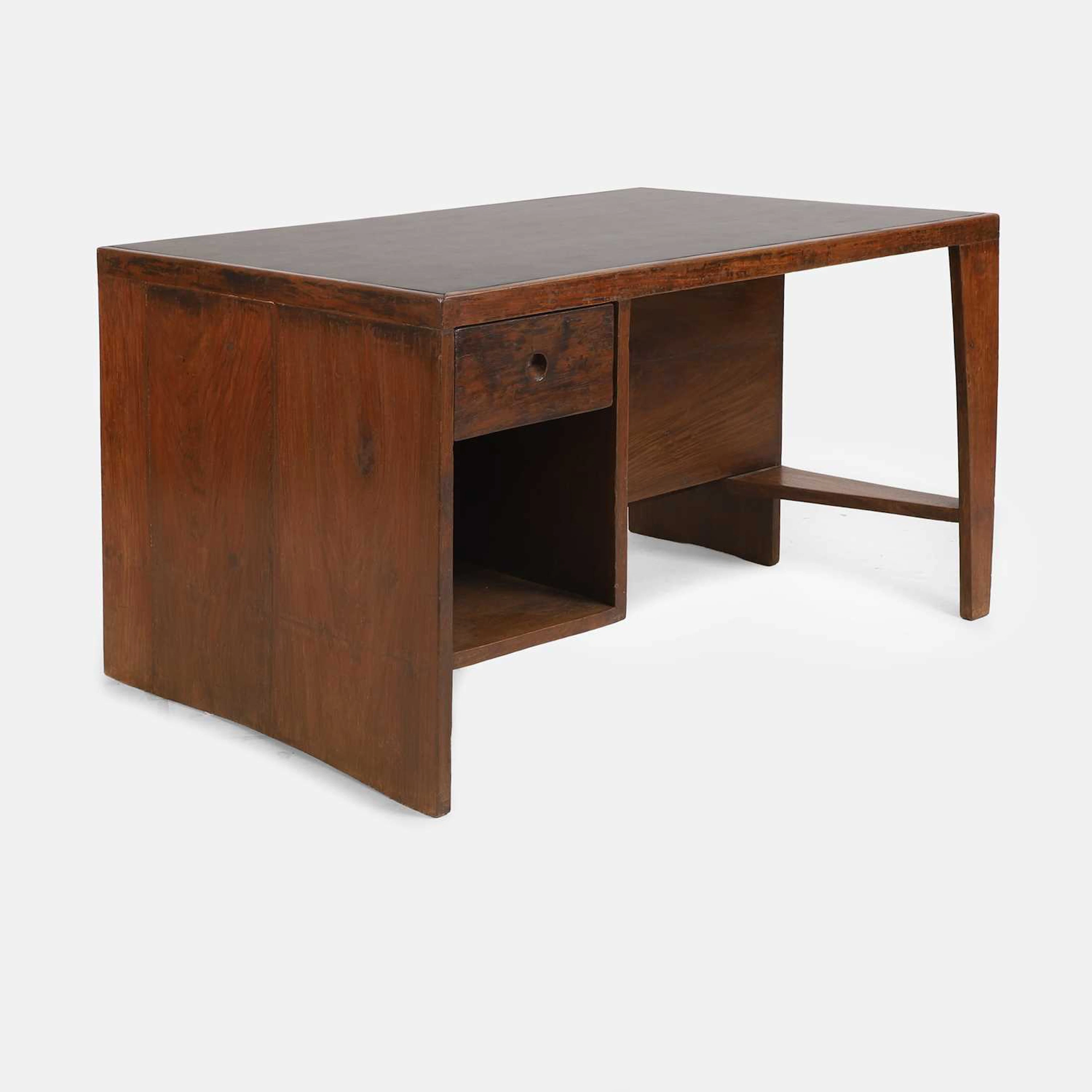 Pierre Jeanneret (Swiss, 1896-1967) a 'PJ-BU-02-A' or 'Pigeonhole' desk