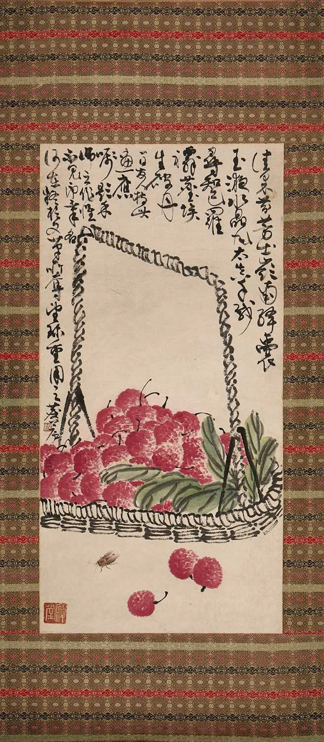 A Chinese gouache painting 20th century