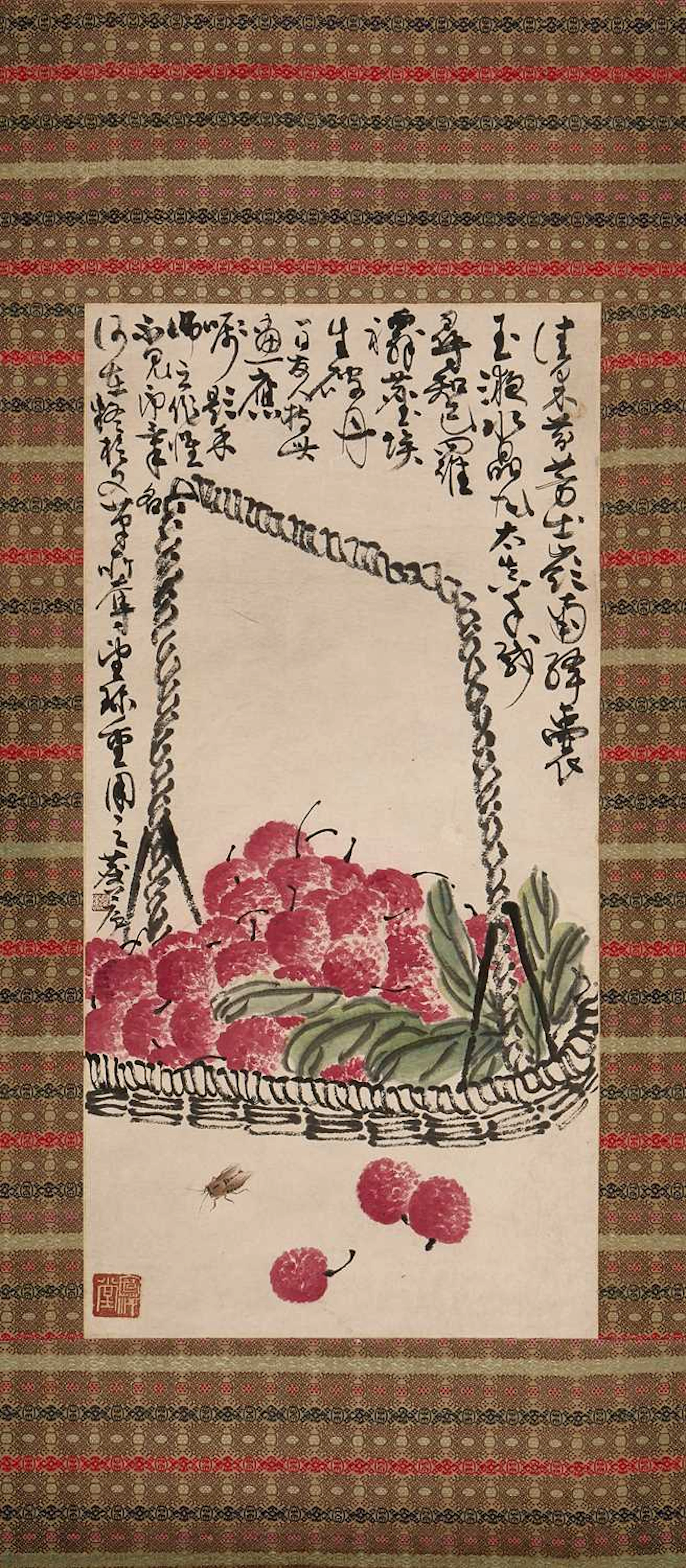 A Chinese gouache painting 20th century