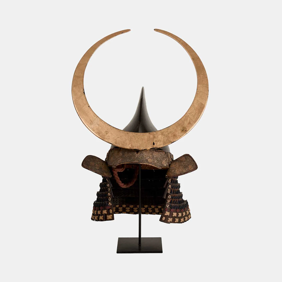 A Japanese gold-lacquered kawari-kabuto Edo Period, early 19th century