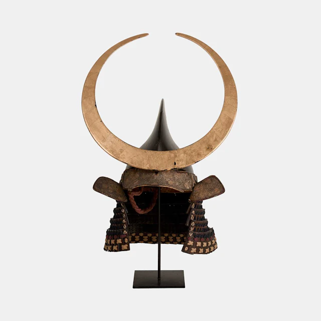 A Japanese gold-lacquered kawari-kabuto Edo Period, early 19th century
