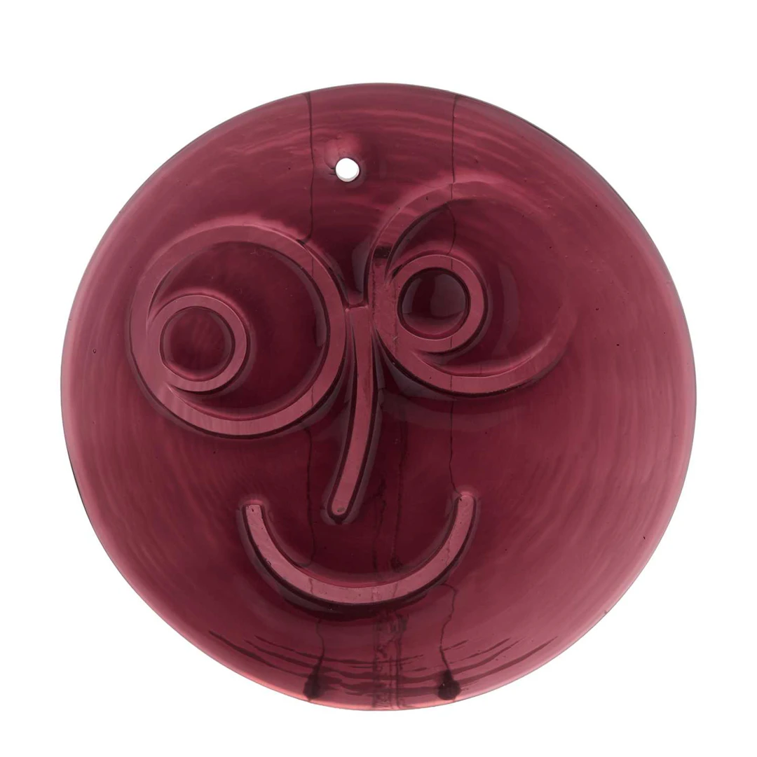Alfred Fisher (British, b.1933) for Whitefriars a 'Smiley Face' glass