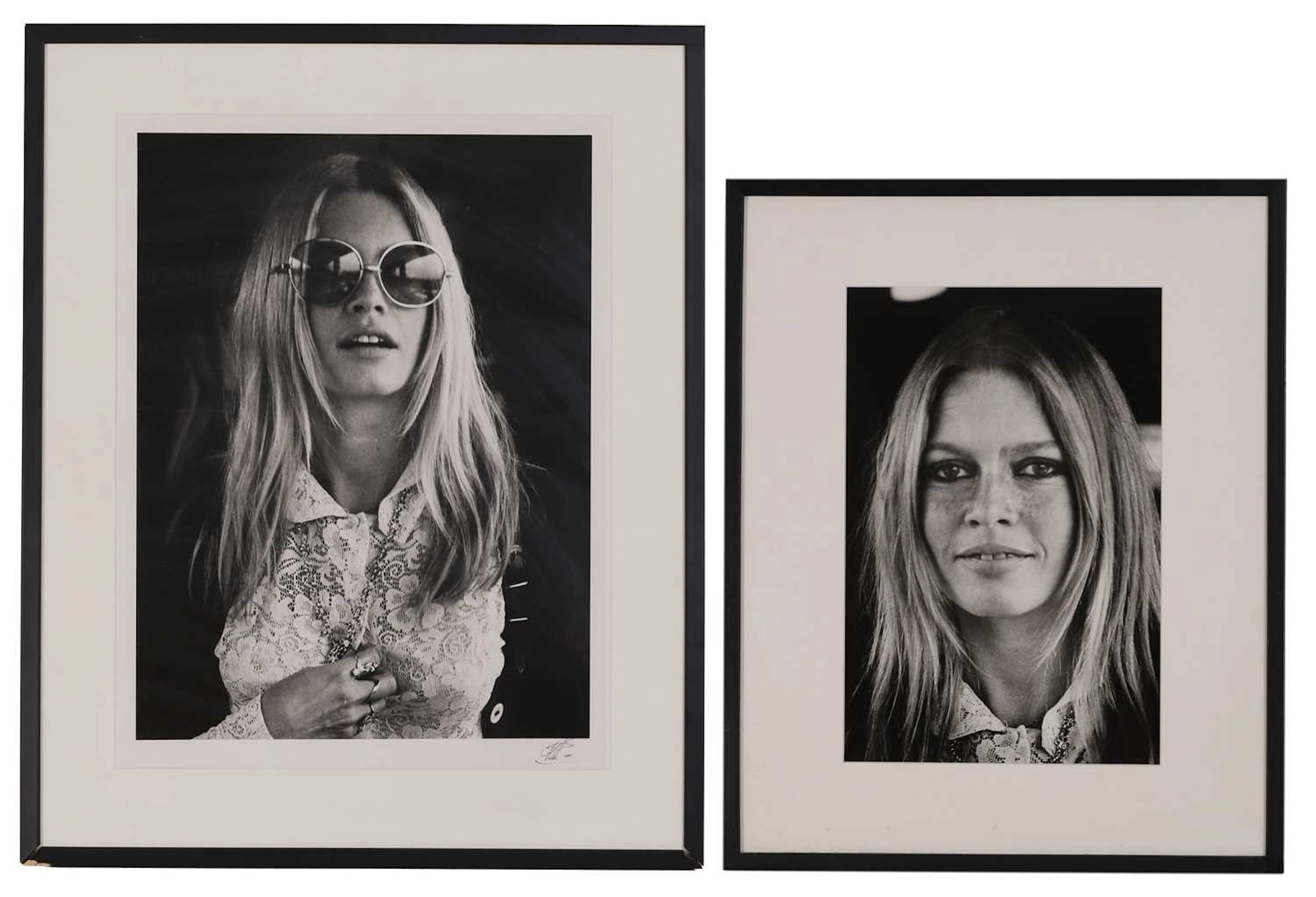 Ray Bellisario (British, 1936-2018) Two photographs of Brigitte Bardot